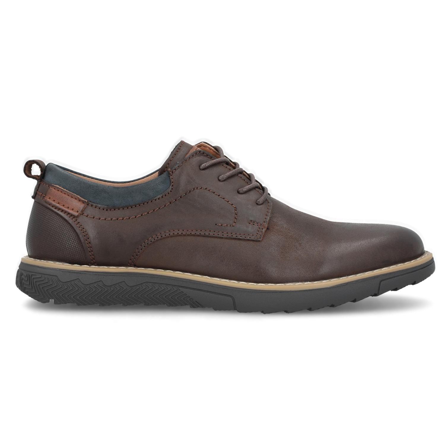 ZAPATOS HOMBRE CUERO FLANDES-0-52 CAFÉ-1