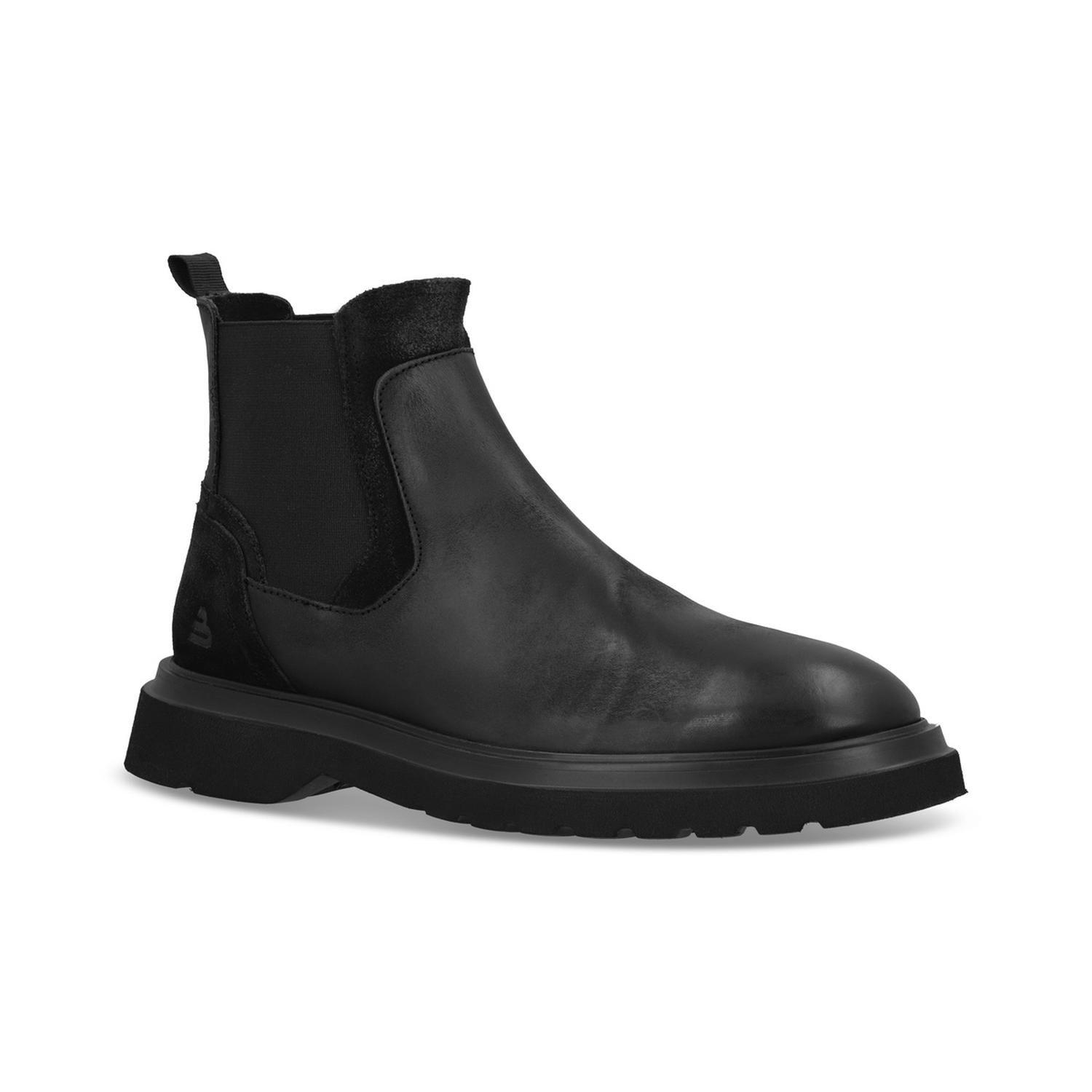 Botines Chelsea Hombre Cuero Anchor-6-31 Negro Bullboxer-1