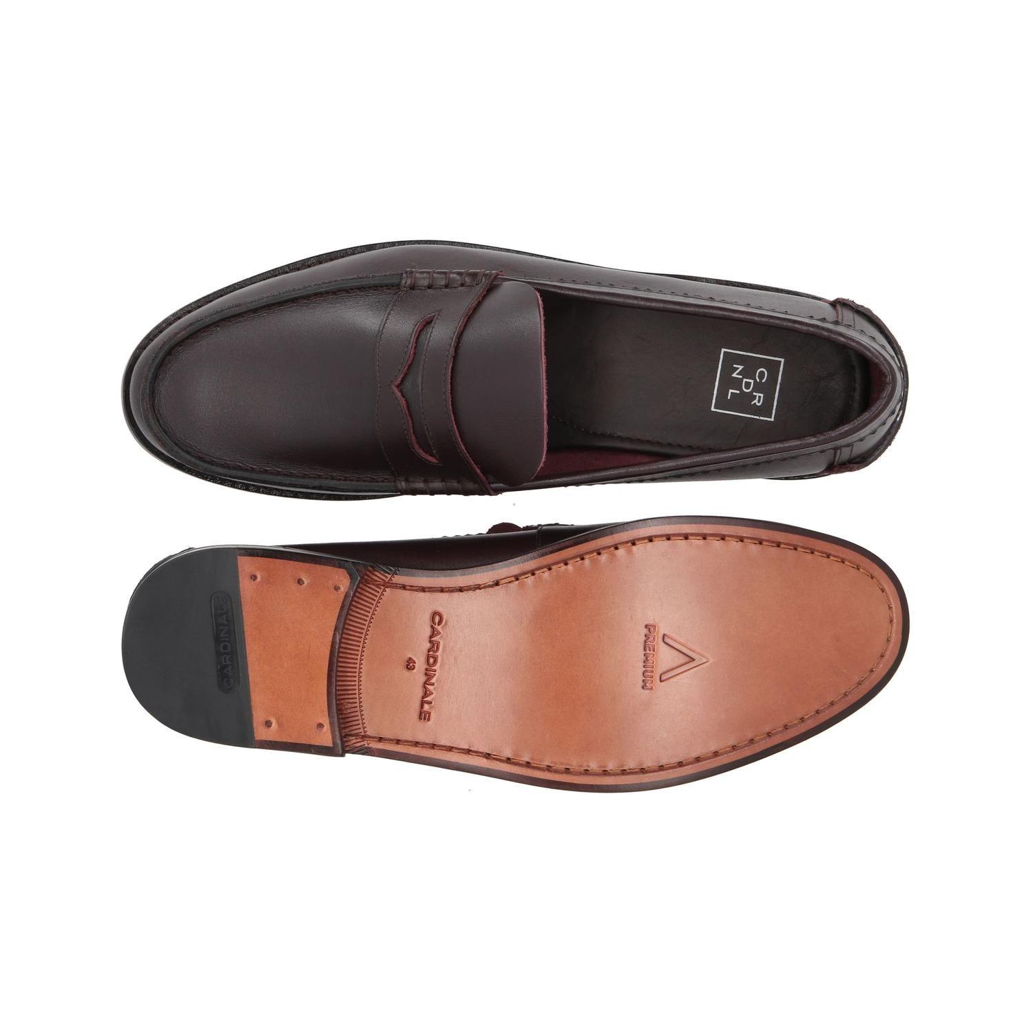 Mocasines Hombre Suela Cuero Moc Arg-5-77 Burdeos-2