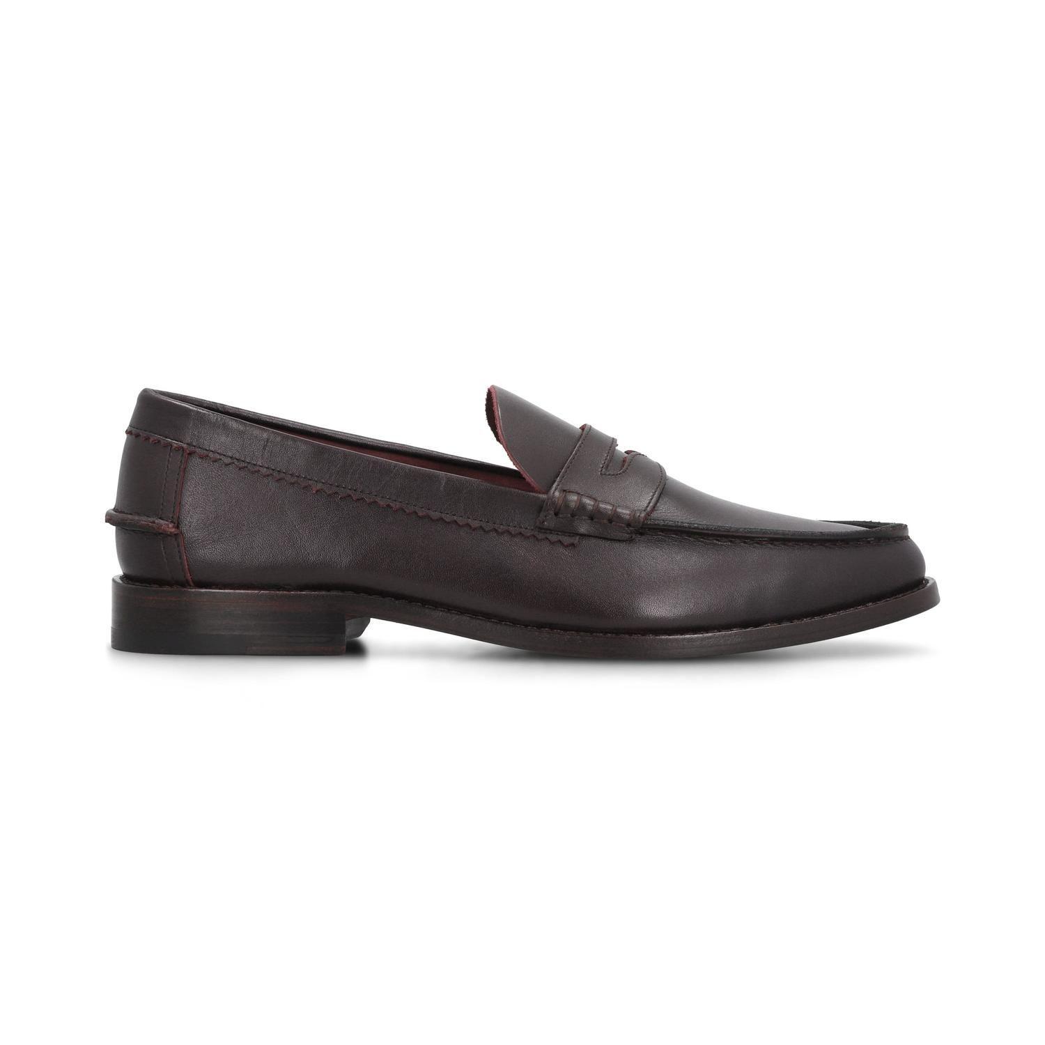 Mocasines Hombre Suela Cuero Moc Arg-5-77 Burdeos-1