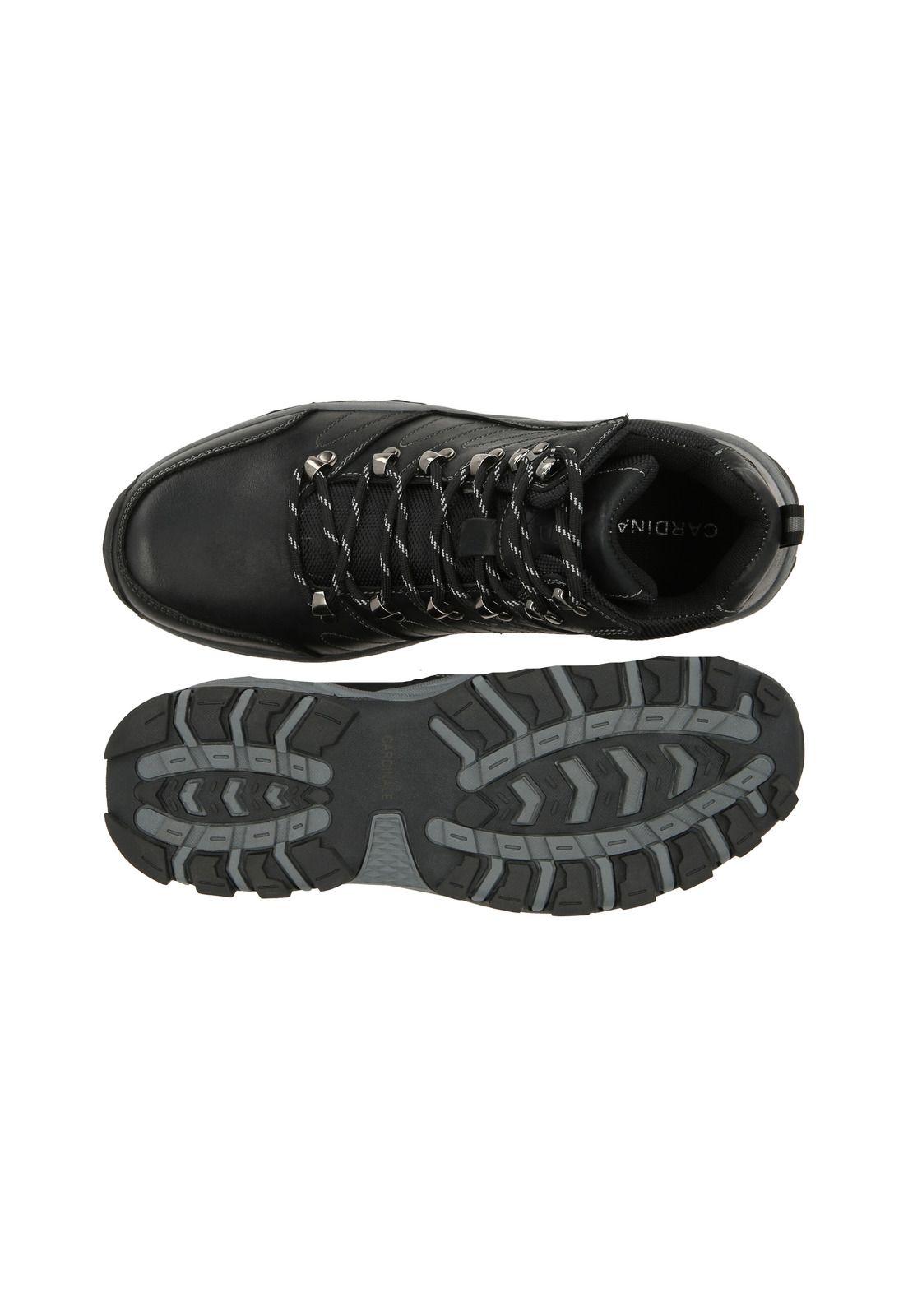 Zapatillas Caña Alta Cuero Ransol-6-95 Negro-2