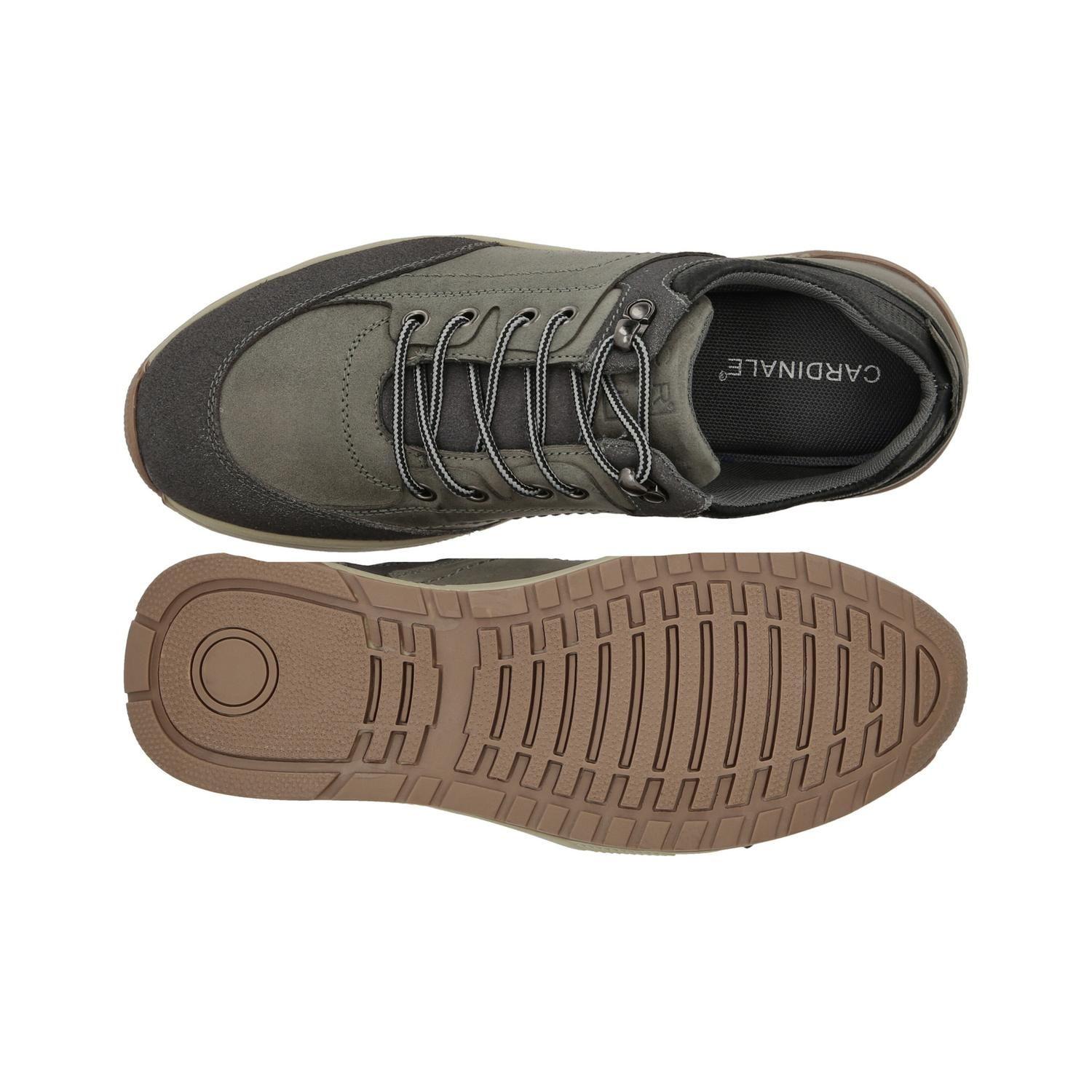 ZAPATILLAS HOMBRE CUERO VARENNA-0-73 GRIS-2