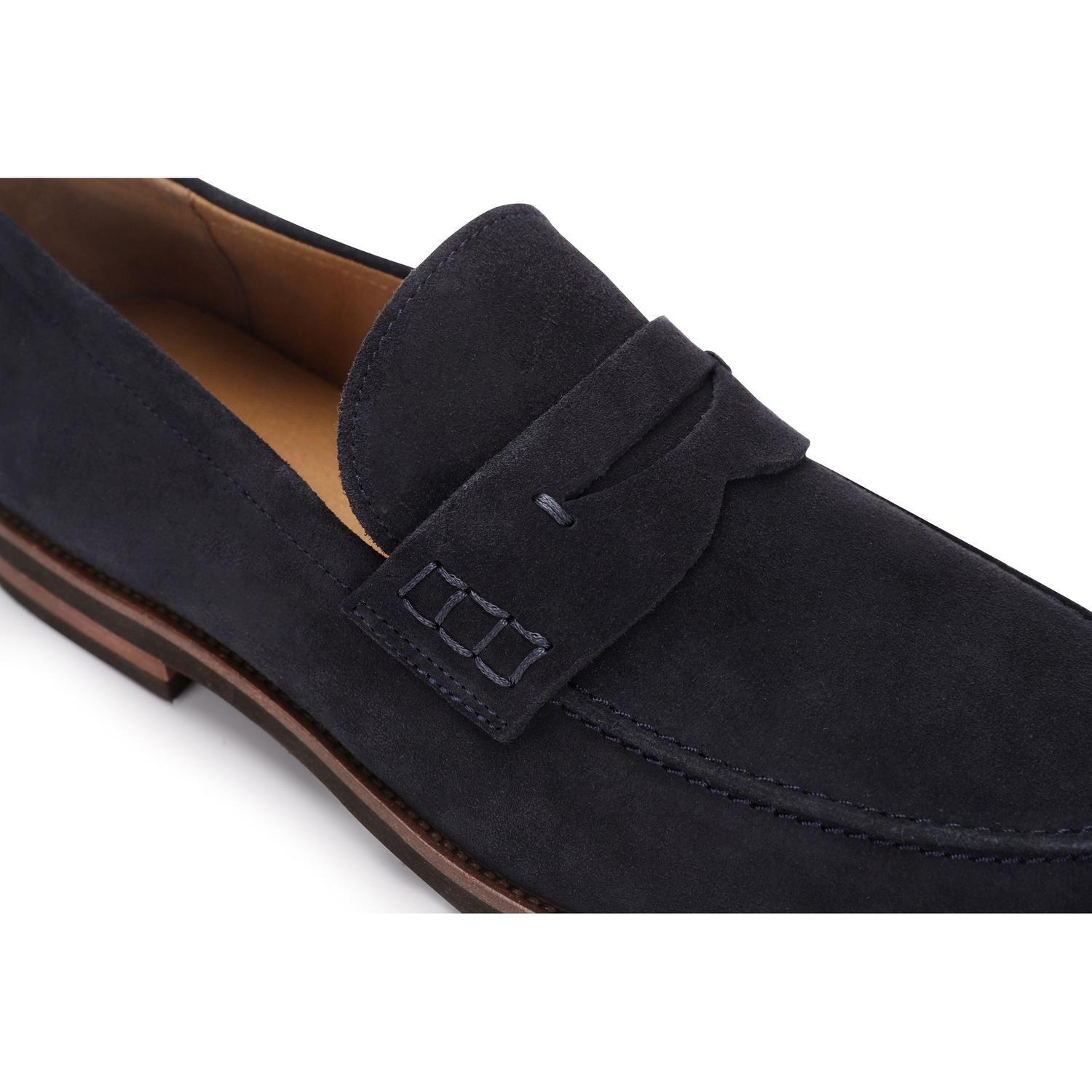 Mocasines Hombre Cuero Calvin-4-01 Azul Cardinale-4