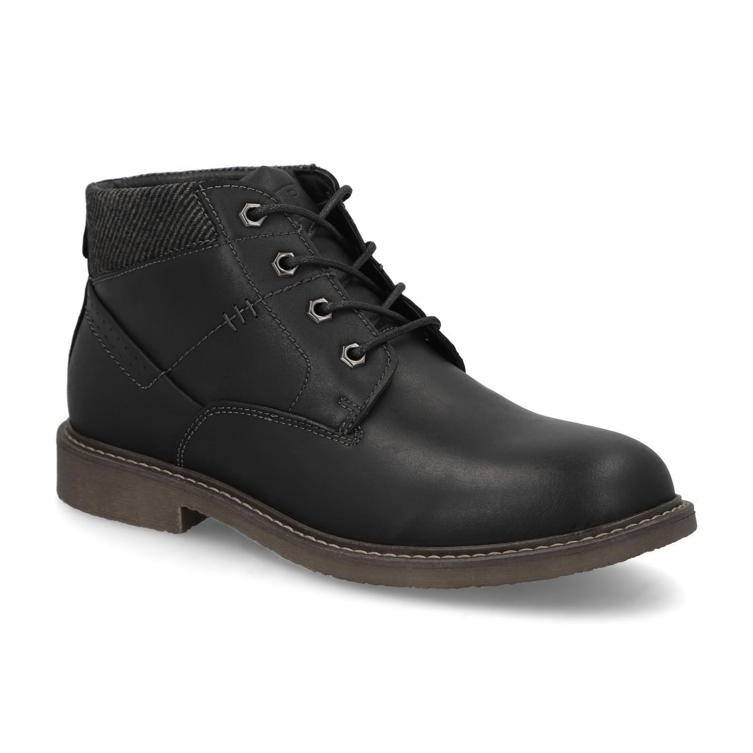 Botines Hombre Cuero Irvine-6-74 Negro-0