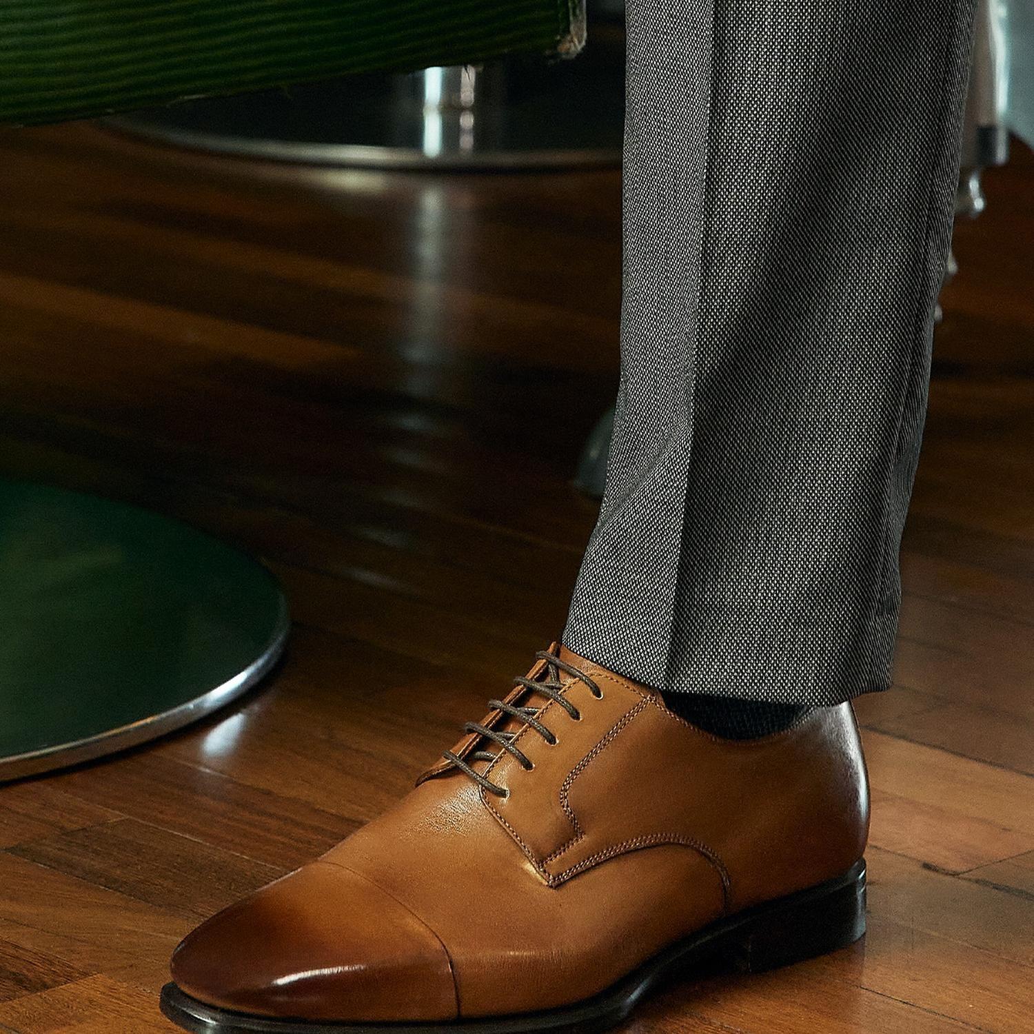 ZAPATOS HOMBRE FORMALES SUELA CUERO MAGNO BIGLI-0-01 BRANDY-3