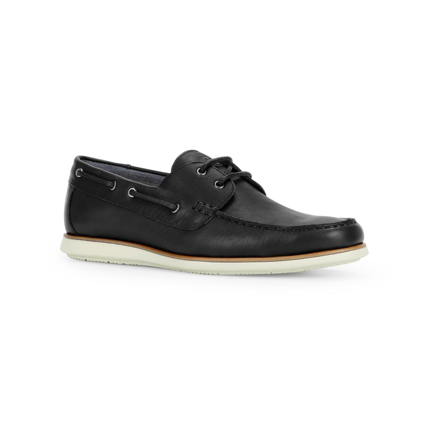Zapatos Náuticos Hombre X-Light Cuero Dockwalk-0-01 Negro-0
