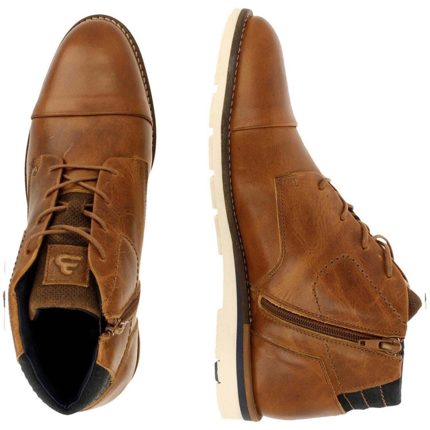 BULLBOXER BOTINES HOMBRE CUERO LIDDON-6-07 BRANDY-3