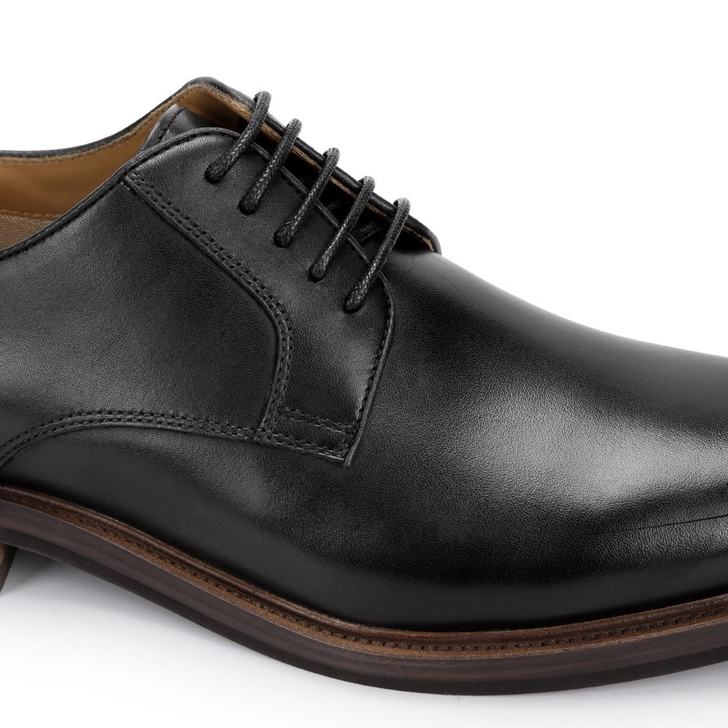 Zapatos Hombre Cuero Delftown-0-02 Negro-4