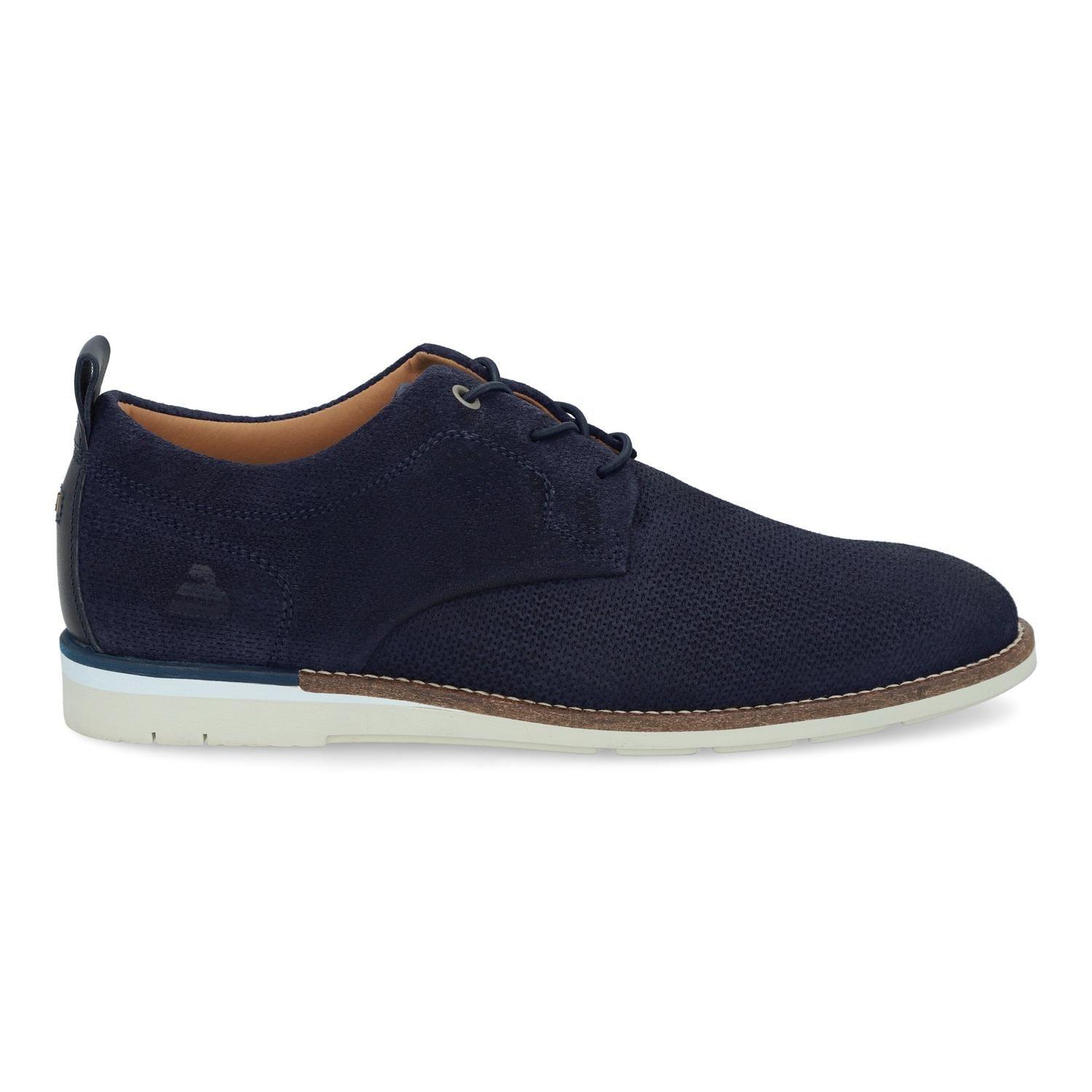 Zapatos Hombre Cuero Cordones Elasticados Umag-0-05 Azul Bullboxer-1