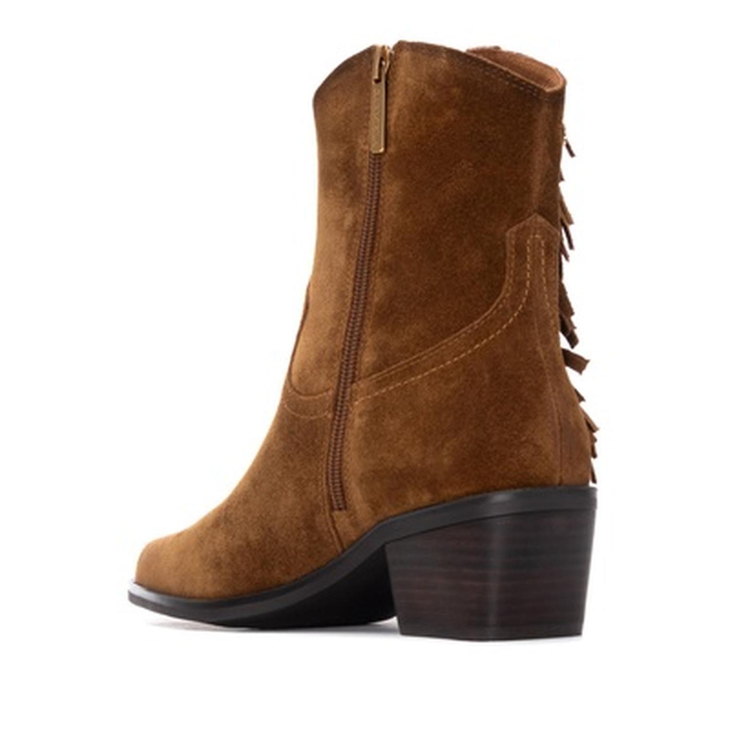 Botines Cuero Mujer Rossella-6-63 Beige Carmela-3