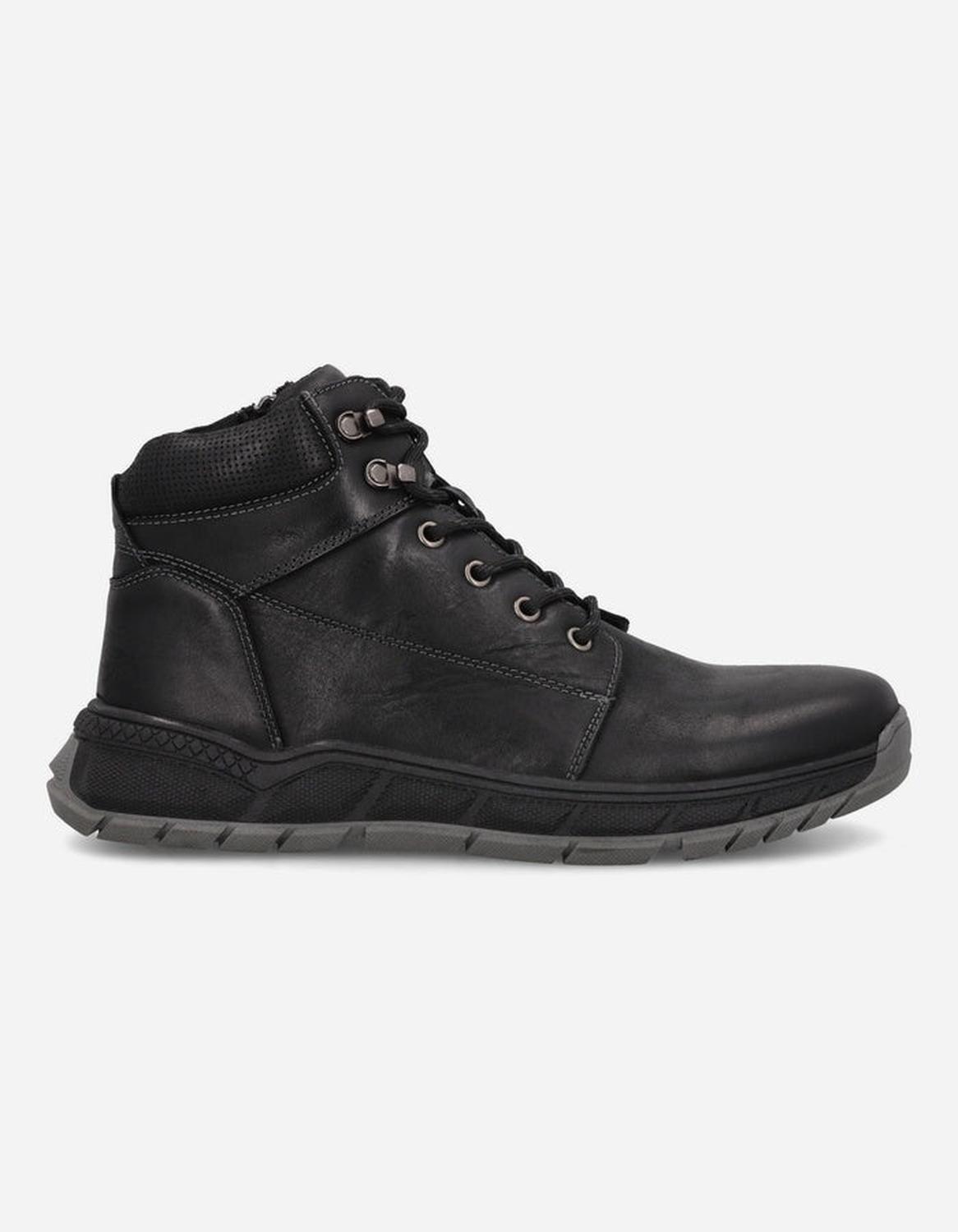 Botines Hombre Cuero Coney-6-12 Negro Cardinale-0