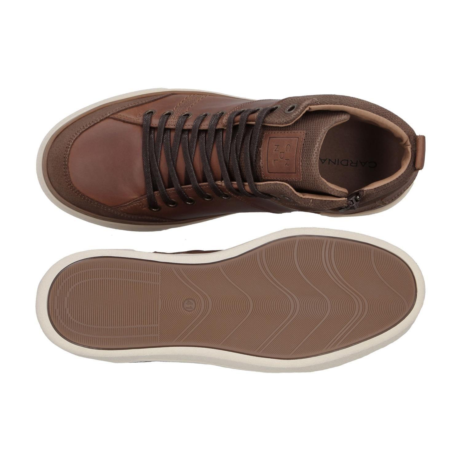 ZAPATILLAS HOMBRE CAÑA ALTA CUERO CITATION-6-80 BRANDY-2