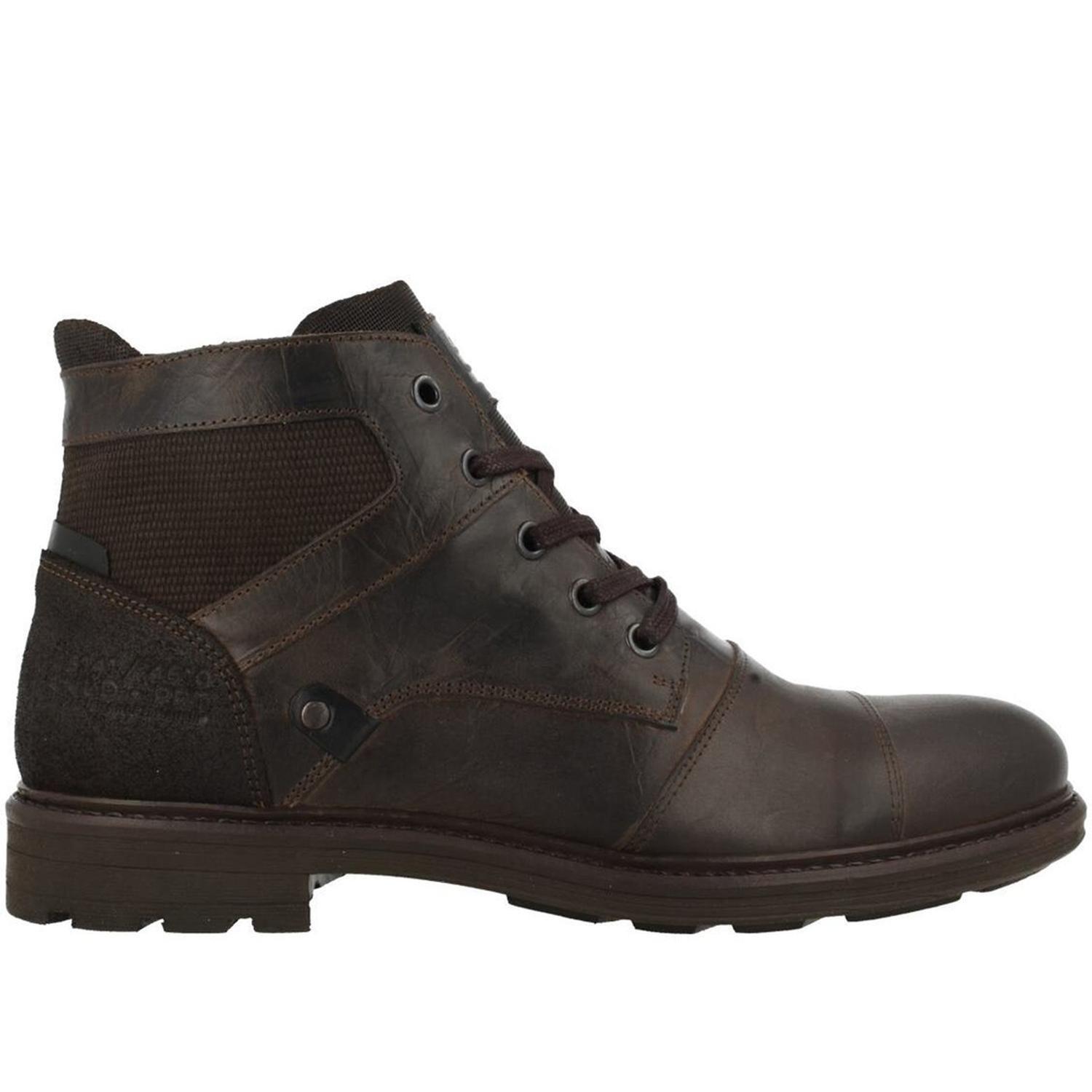 BULLBOXER BOTINES HOMBRE CUERO CONNOR-6-18 CAFÉ-0