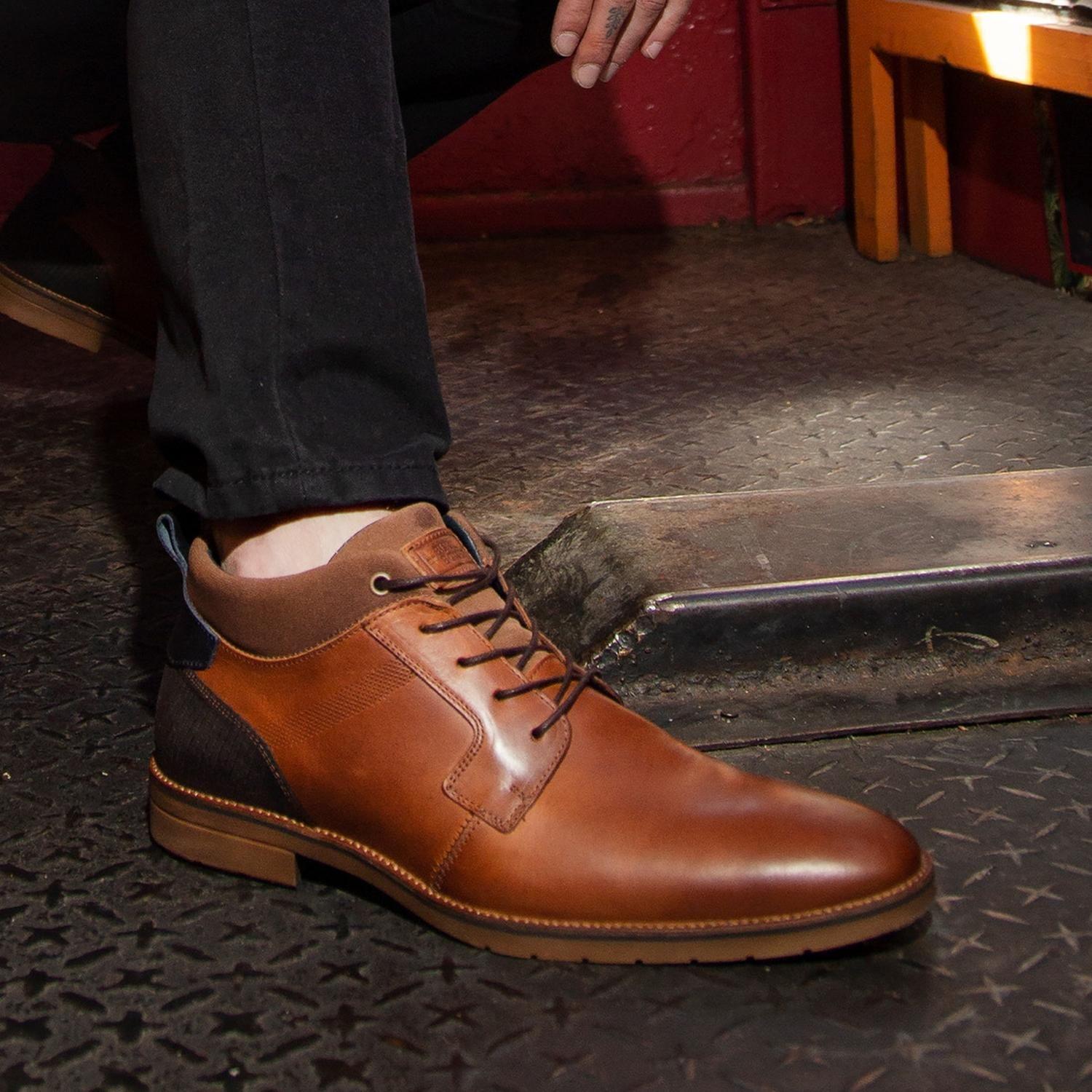 BULLBOXER BOTINES HOMBRE CUERO LAEKEN-6-65 BRANDY-3