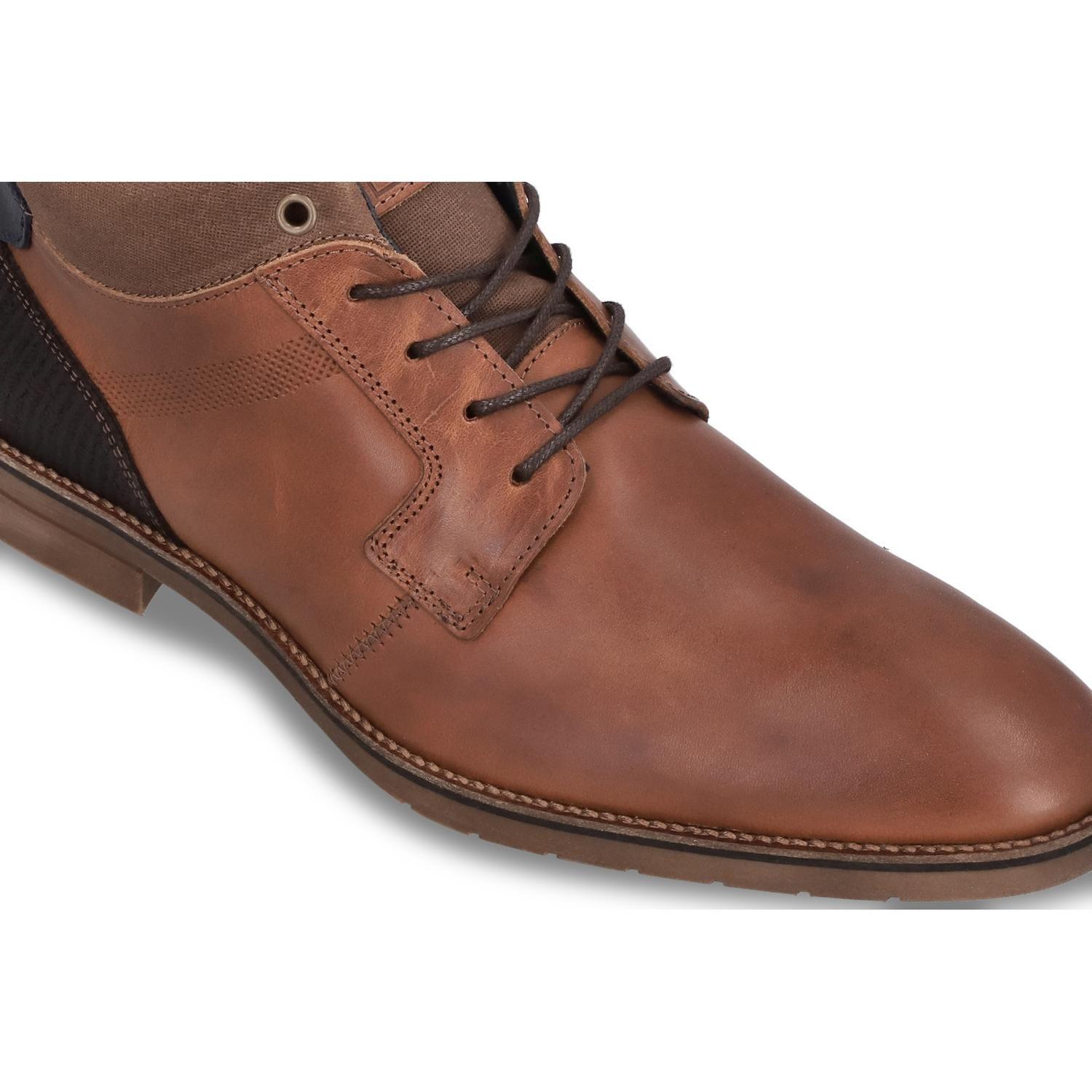 BULLBOXER BOTINES HOMBRE CUERO LAEKEN-6-65 BRANDY-4