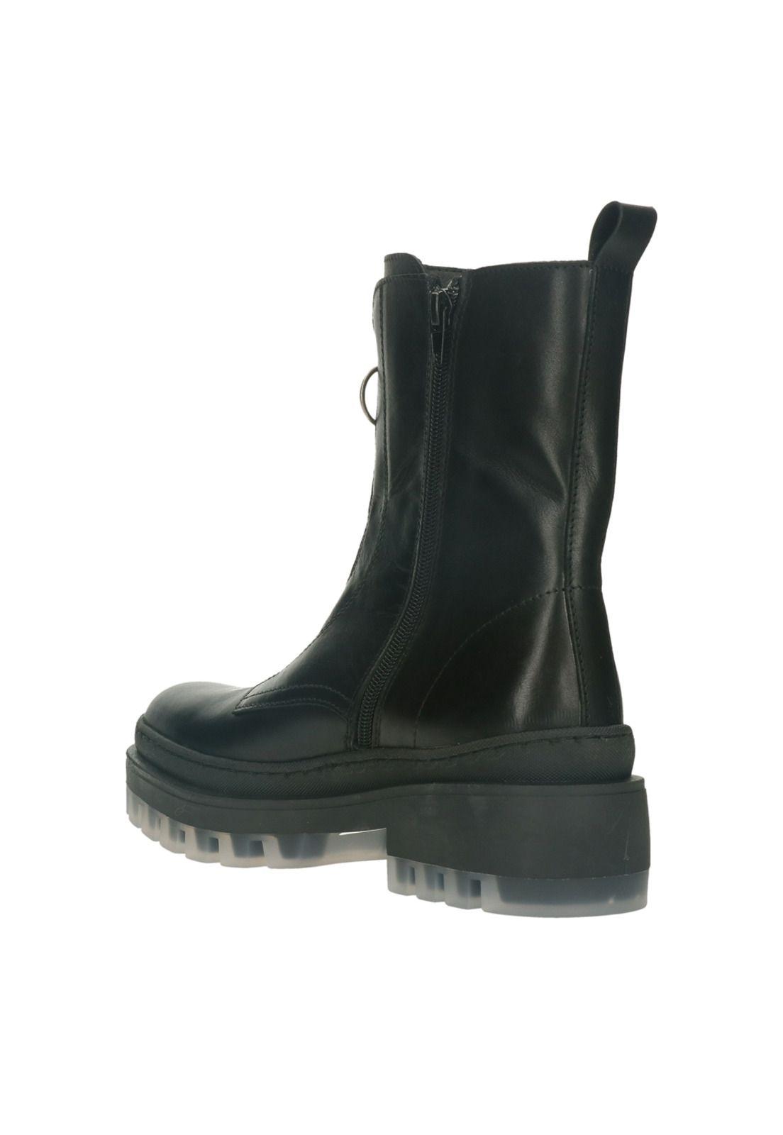 Botines Cuero Tave-6-01 Negro-1