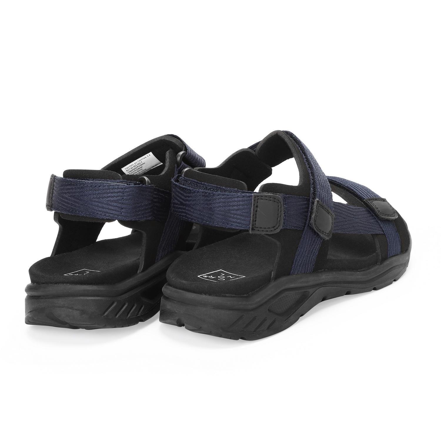 Sandalias Hombre Textil Safari-9-02 Azul-4