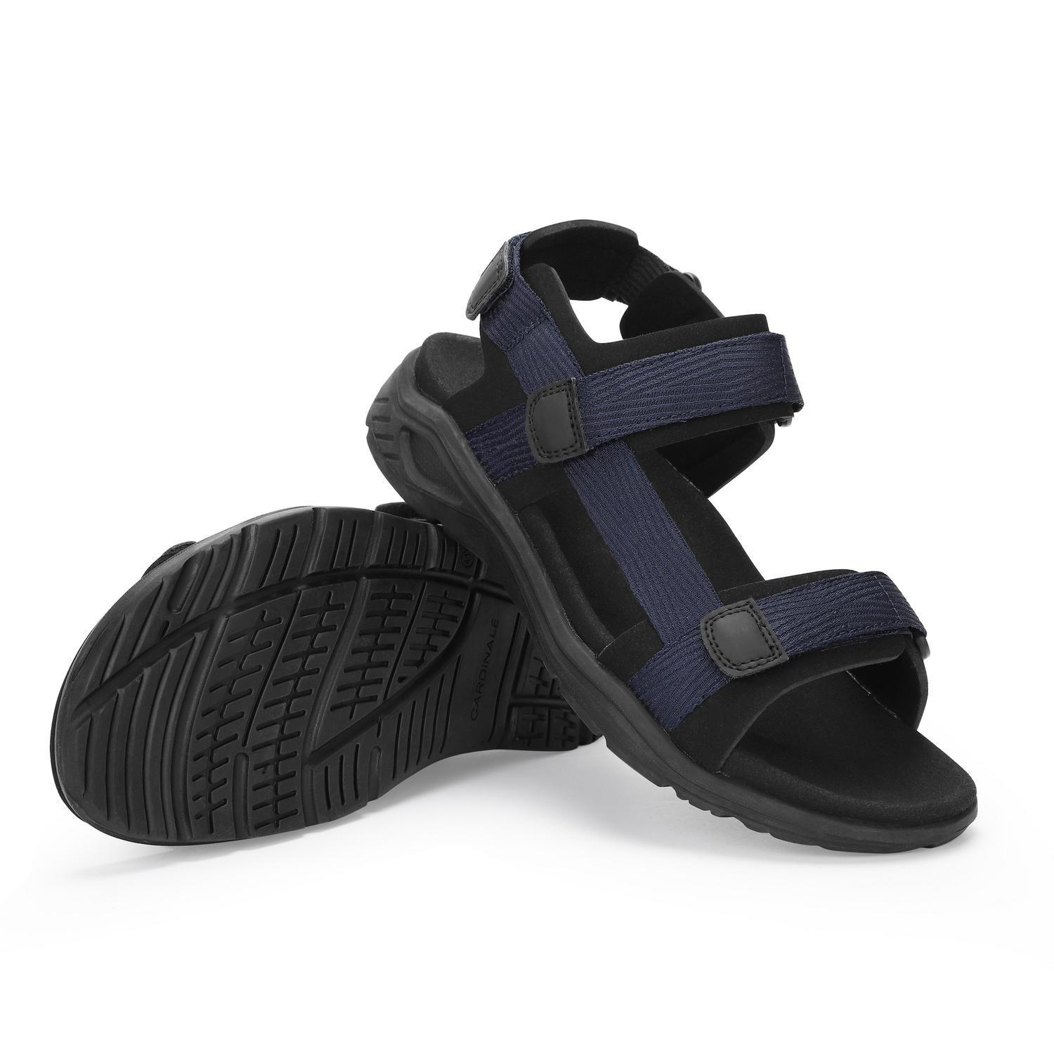 Sandalias Hombre Textil Safari-9-02 Azul-5