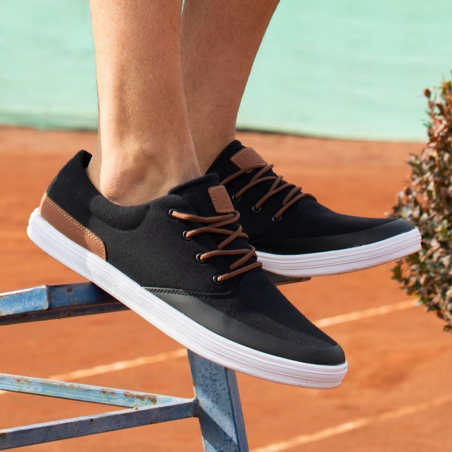 ZAPATILLAS HOMBRE TEXTIL NASSAU-0-16-NEGRO-3