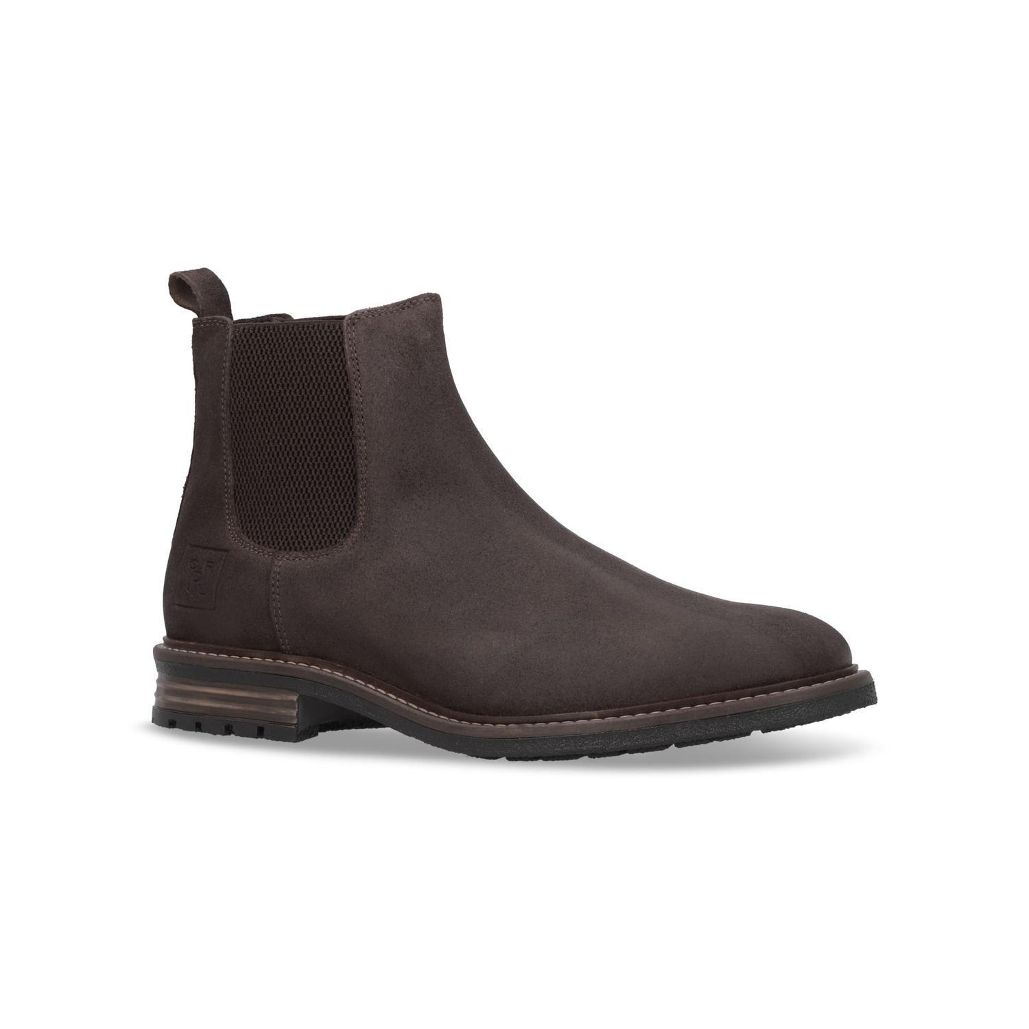 BOTINES HOMBRE CUERO RAIL-6-83 CAFÉ-0