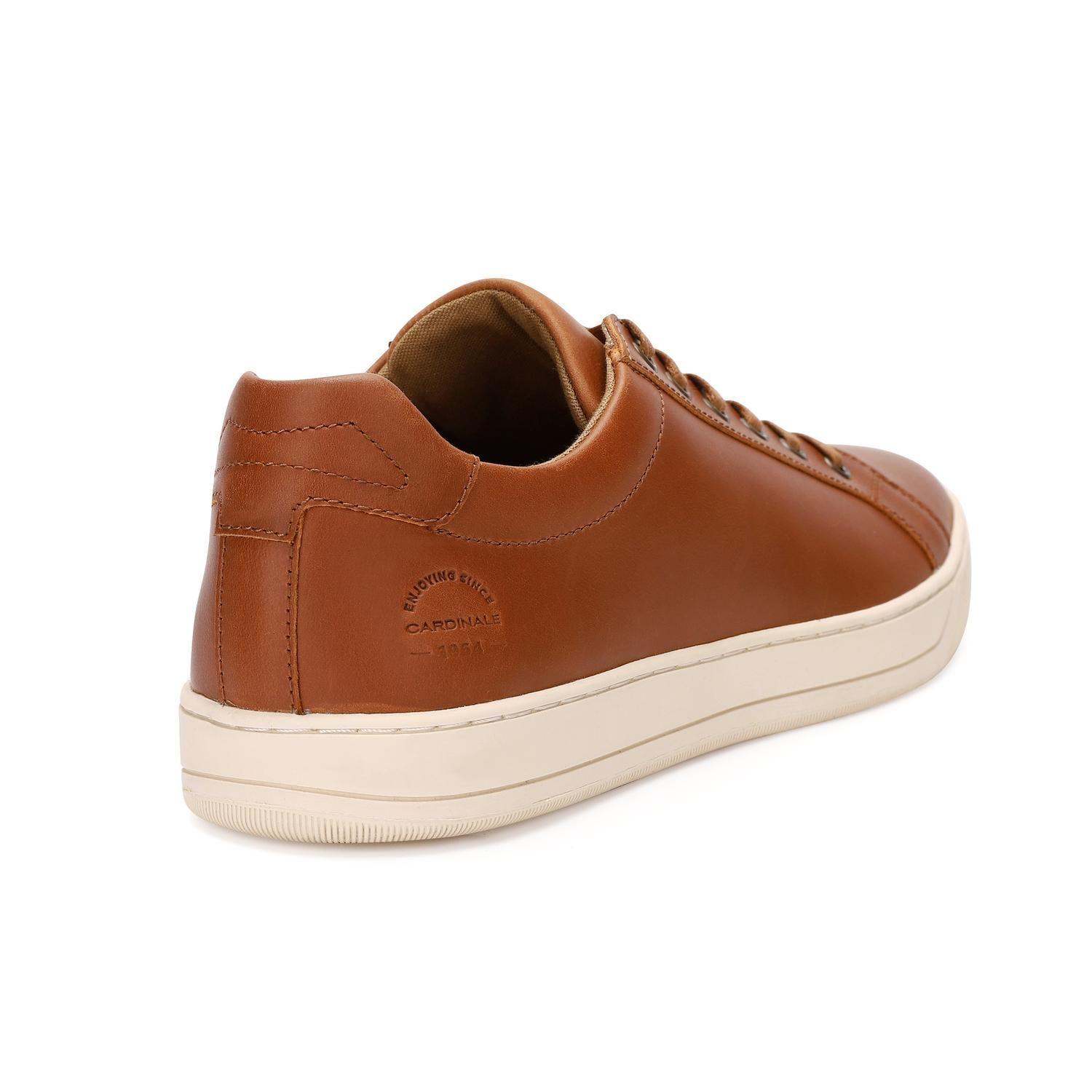 ZAPATILLAS HOMBRE CORDONES CUERO CHESS-0-07 BRANDY-3