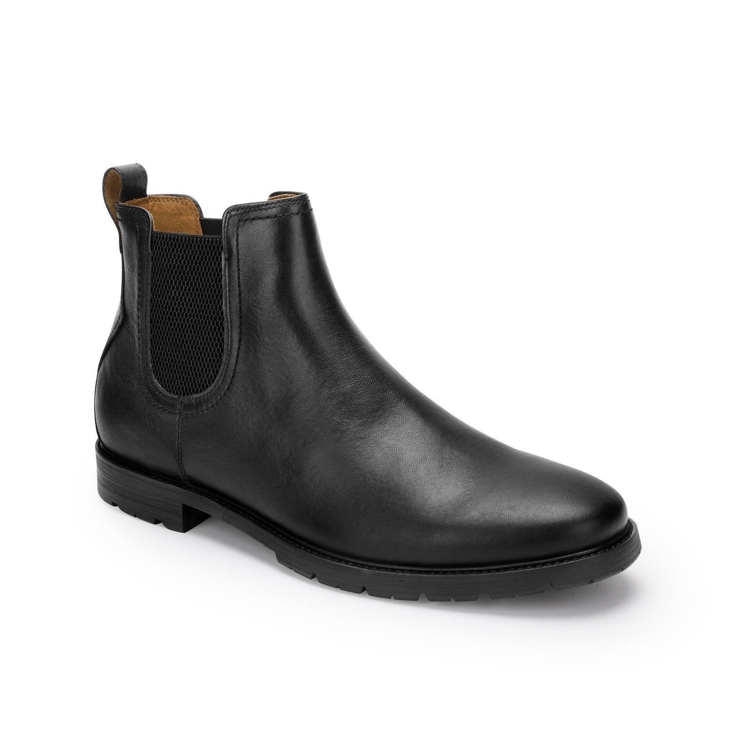 BOTINES HOMBRE CUERO HARROW-6-04 NEGRO-1