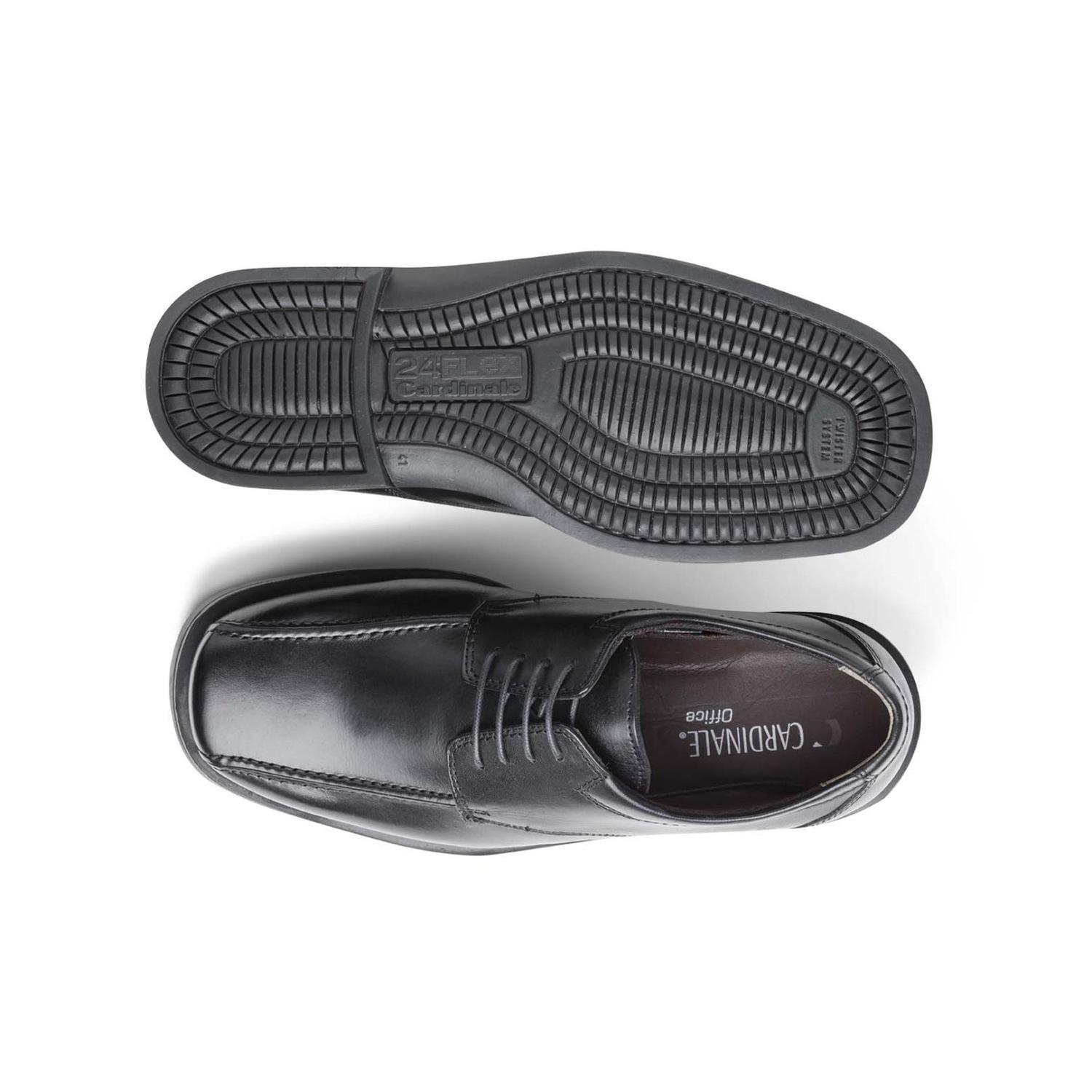 ZAPATOS HOMBRE CUERO 24 FLEX TWISTER-0-53-NEGRO-2