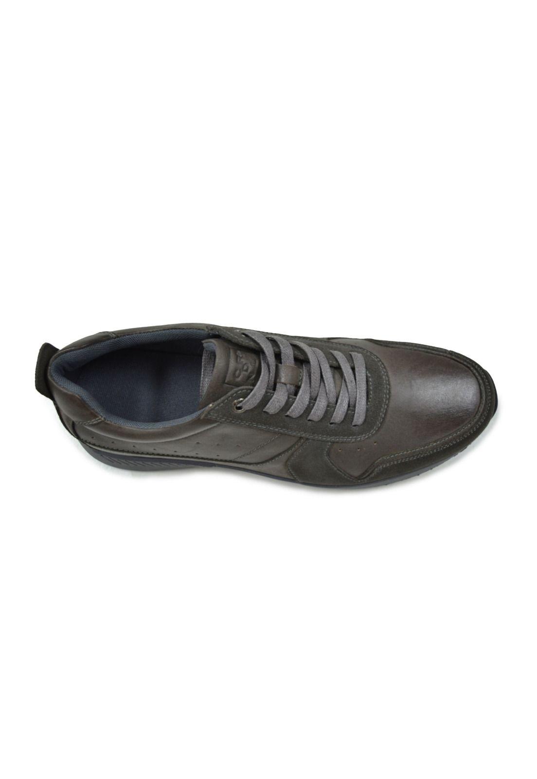 Zapatillas Hombre Cuero Rhyl-0-28 Gris Cardinale-1