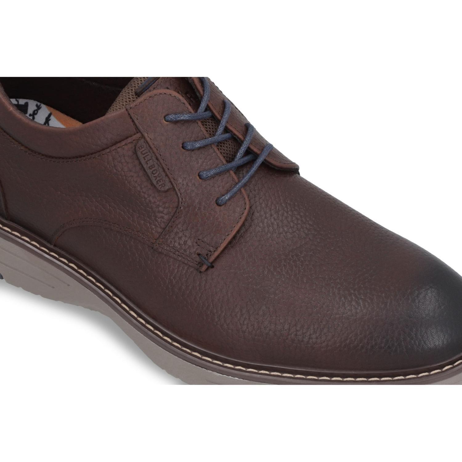 BULLBOXER ZAPATOS HOMBRE CUERO CRIEFF-0-30 CAFÉ-3