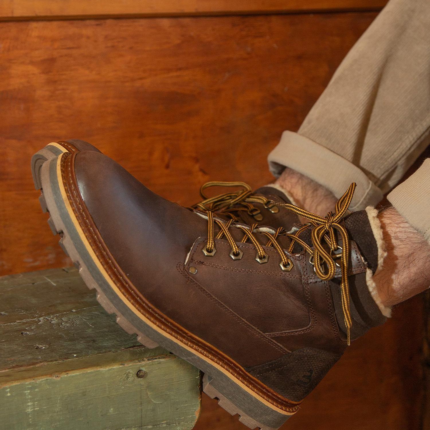 BULLBOXER BOTINES HOMBRE CUERO EVERE-6-76 CAFÉ-3