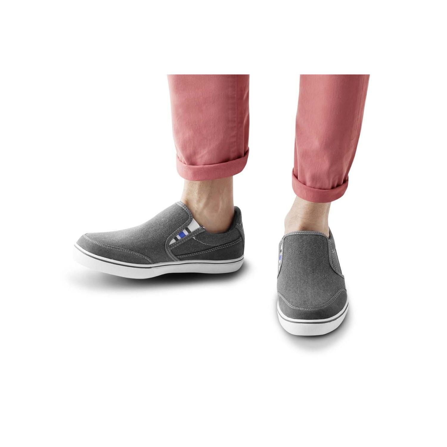 Zapatillas Slip-On Hombre Textil Malibu-3-91-Gris-3