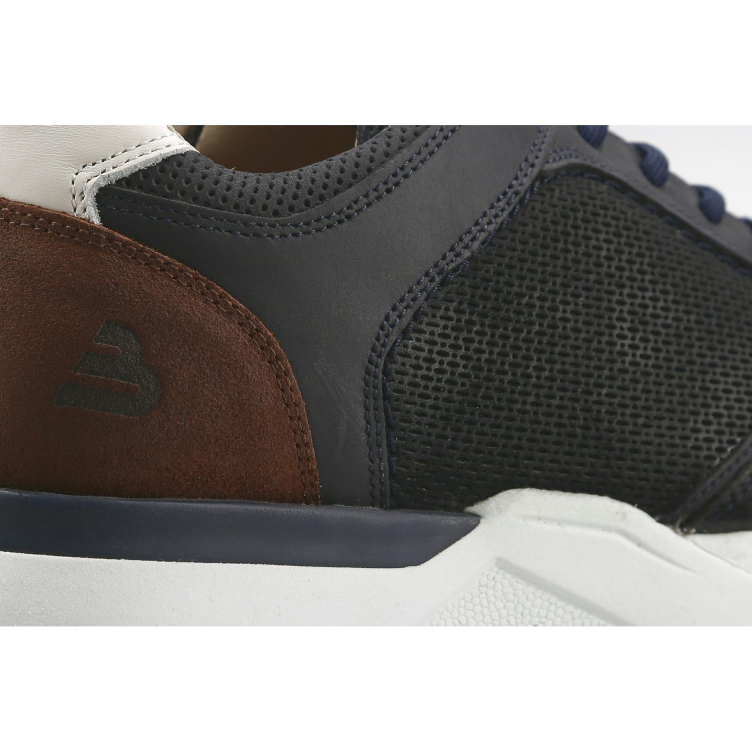 BULLBOXER ZAPATILLAS HOMBRE CUERO Y TEXTIL OMIS-0-73 AZUL-4