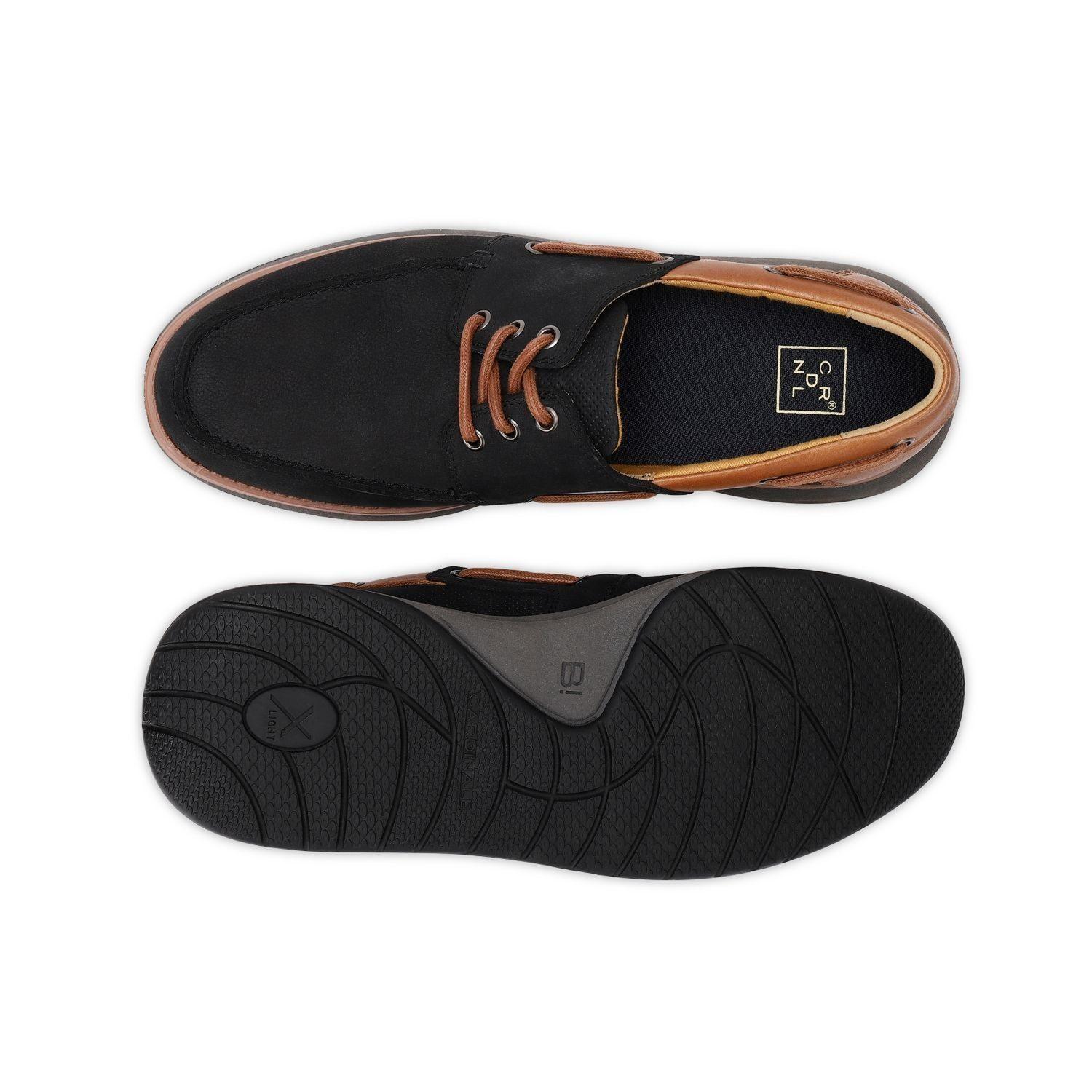 Zapatos Hombre Cuero Reston-0-04 Negro Cardinale-2