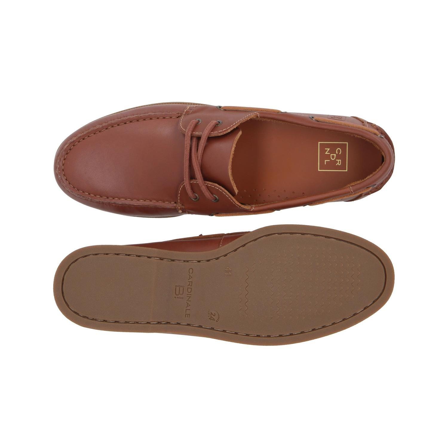 Zapatos Mocasín Náutico Hombre Cuero Dockside-0-05 Brandy-2