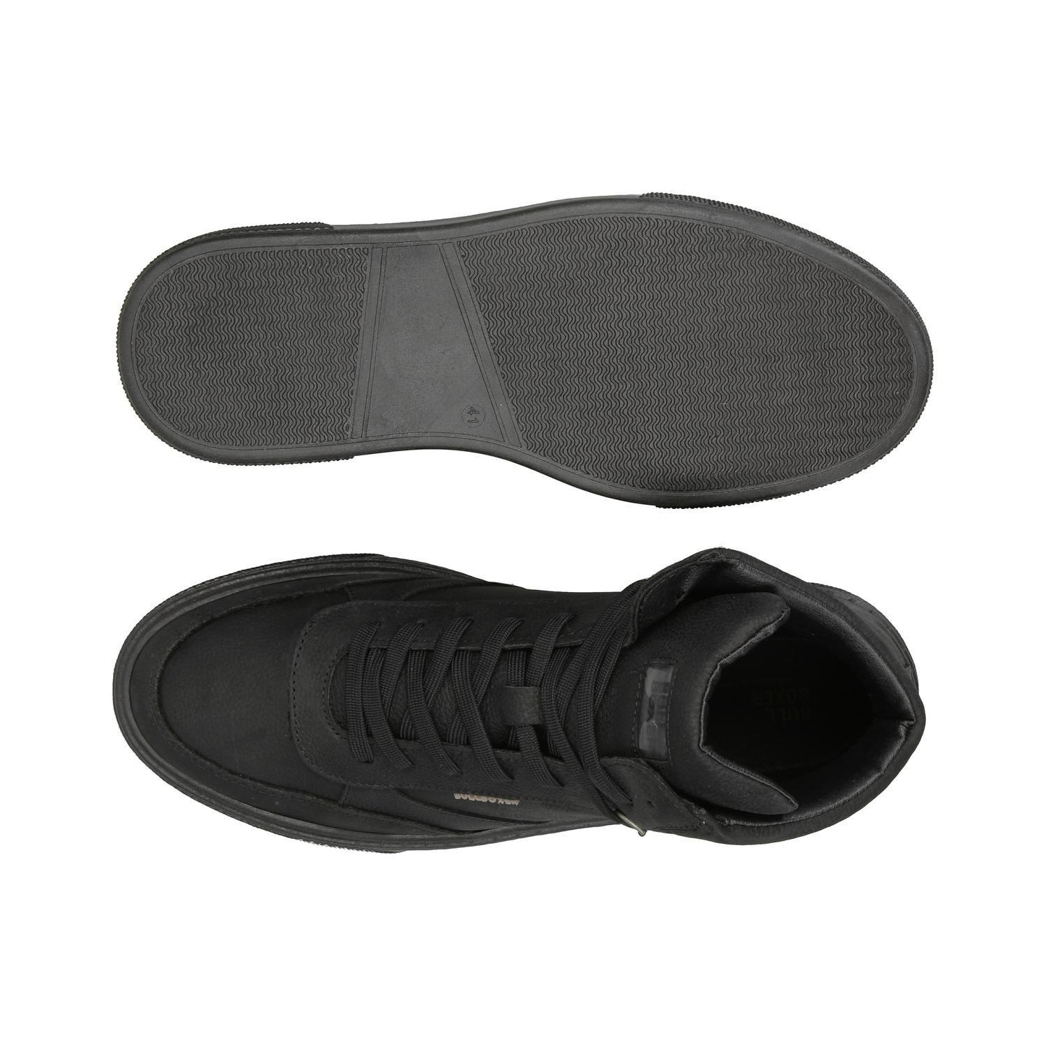 BULLBOXER ZAPATILLAS HOMBRE CAÑA ALTA CUERO NORTHAMPTON-6-12 NEGRO-2