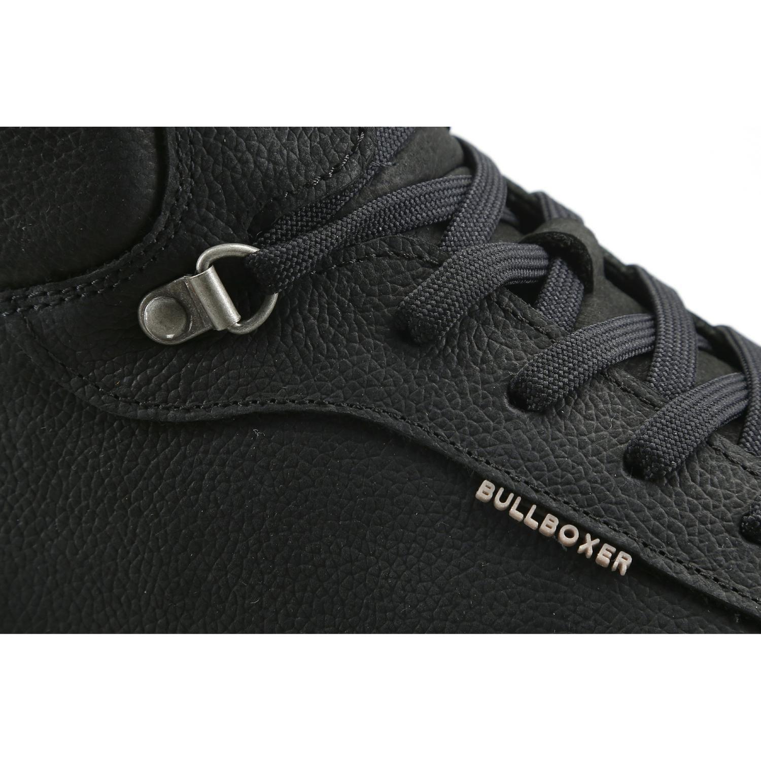 BULLBOXER ZAPATILLAS HOMBRE CAÑA ALTA CUERO NORTHAMPTON-6-12 NEGRO-4