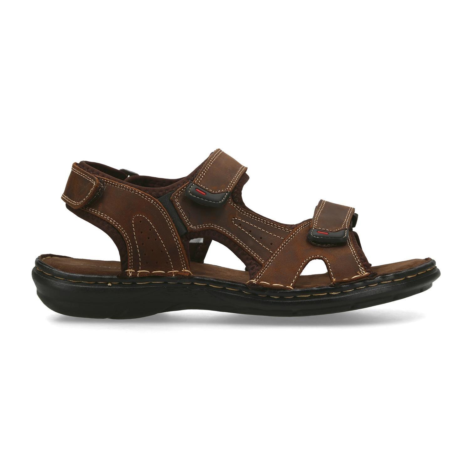 Sandalias Hombre Cuero Cairu-9-13 Café Cardinale-1