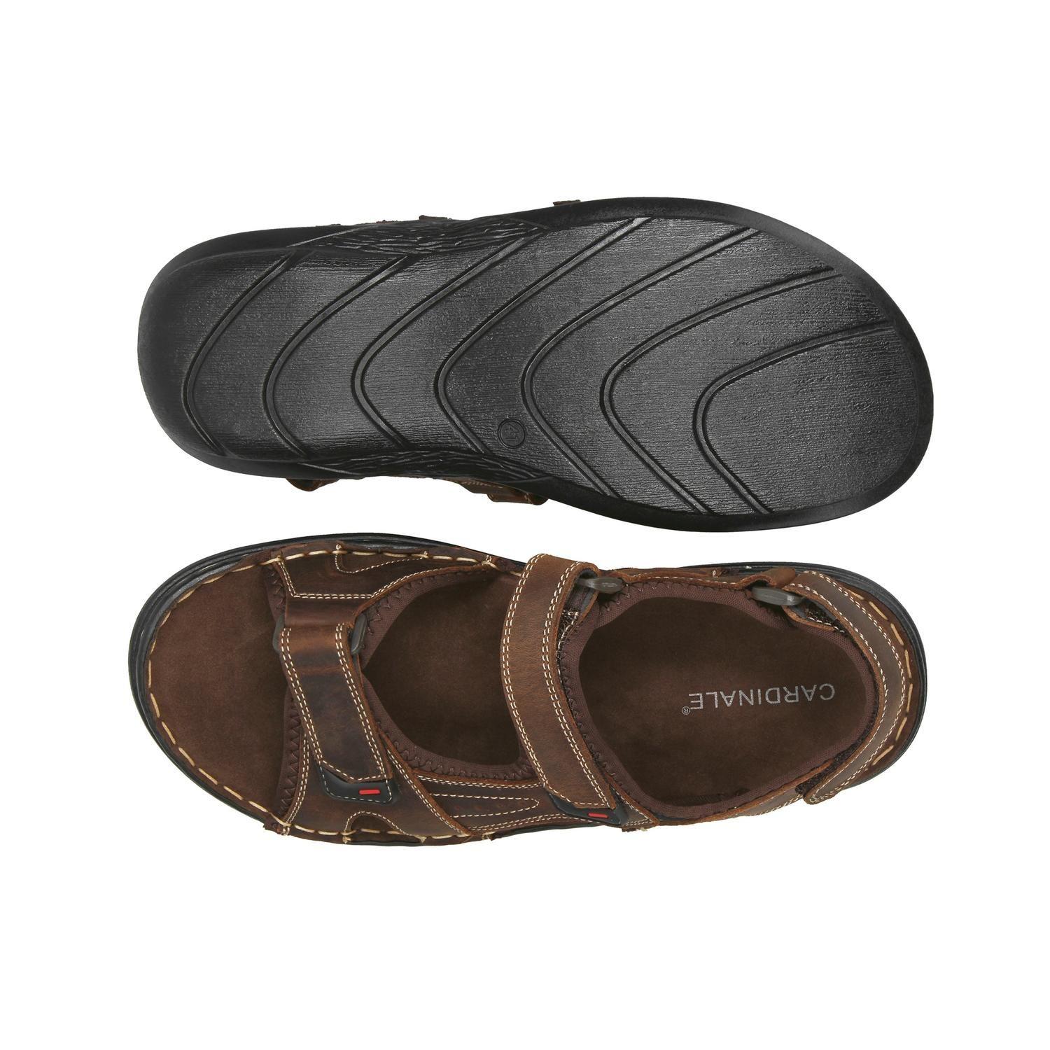 Sandalias Hombre Cuero Cairu-9-13 Café Cardinale-2