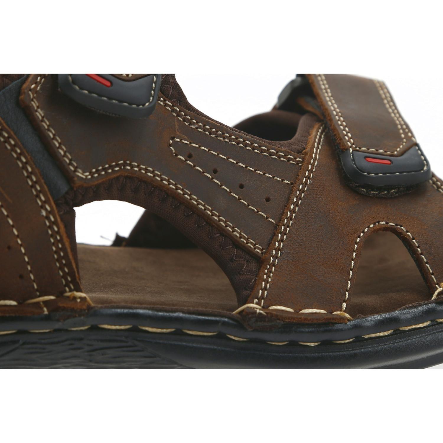 Sandalias Hombre Cuero Cairu-9-13 Café Cardinale-3