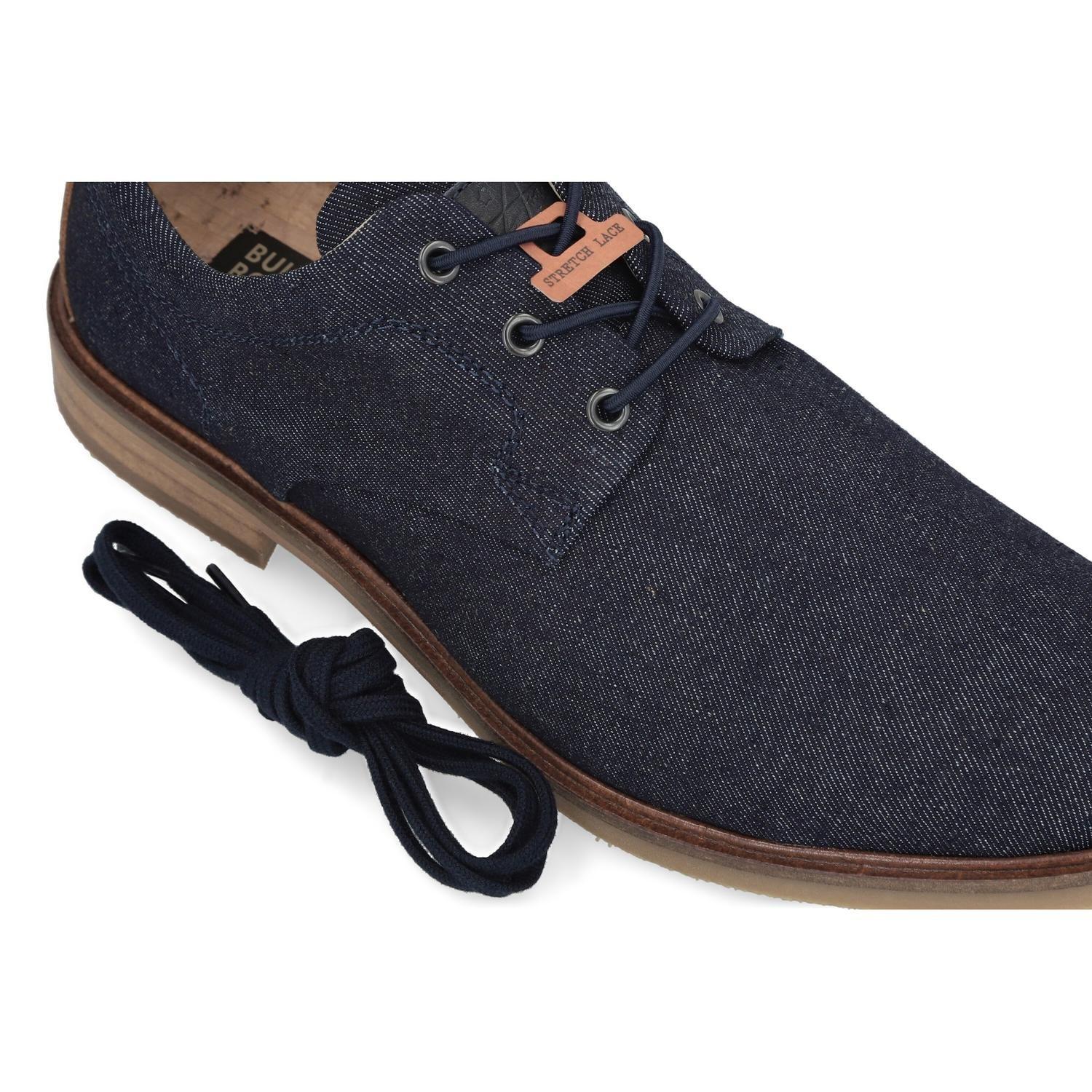 Zapatos Hombre Textil Cordones Elasticados Samobor-0-05 Azul Bullboxer-3