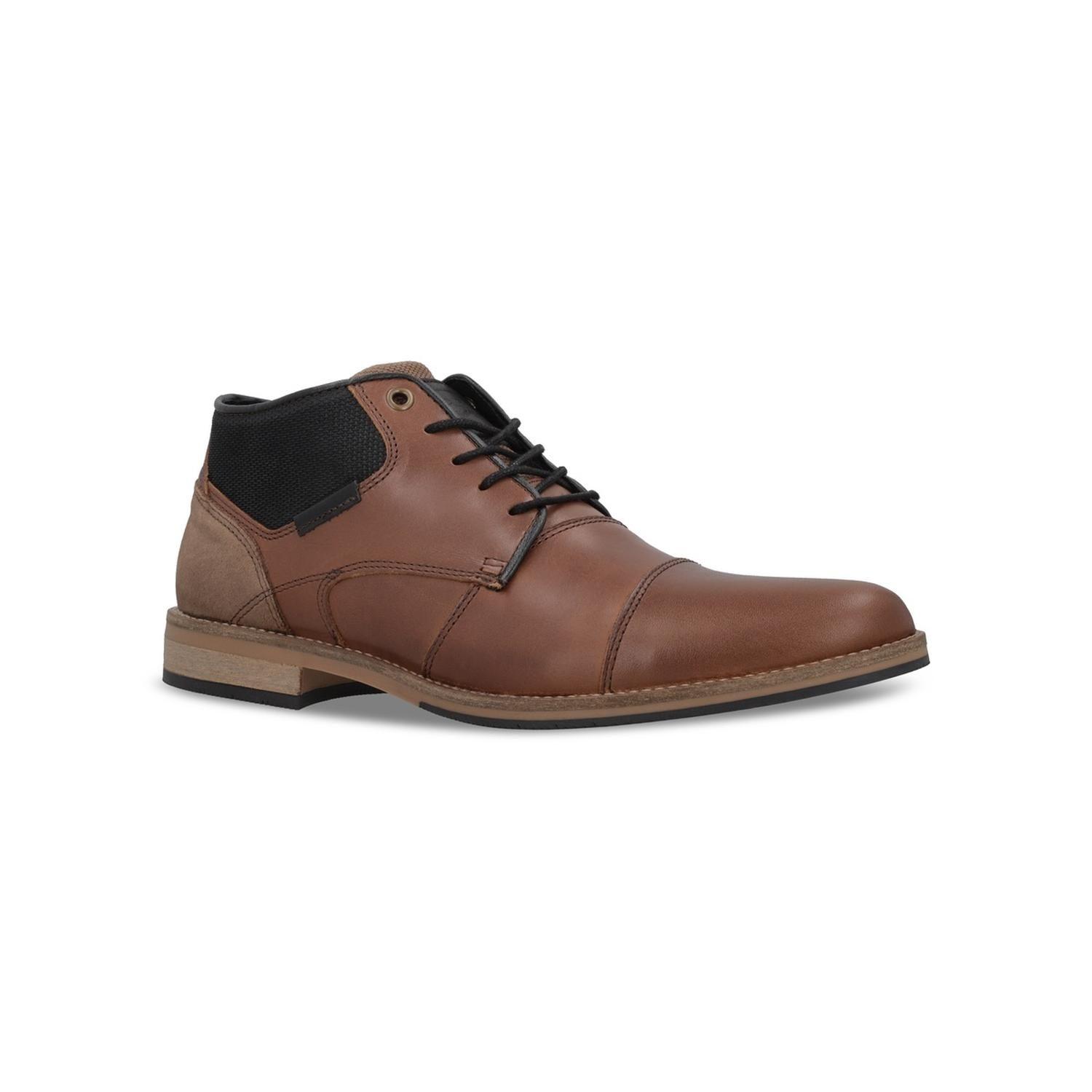 Botines Formal Casual Hombre Cuero Thoren-6-24 Brandy-1
