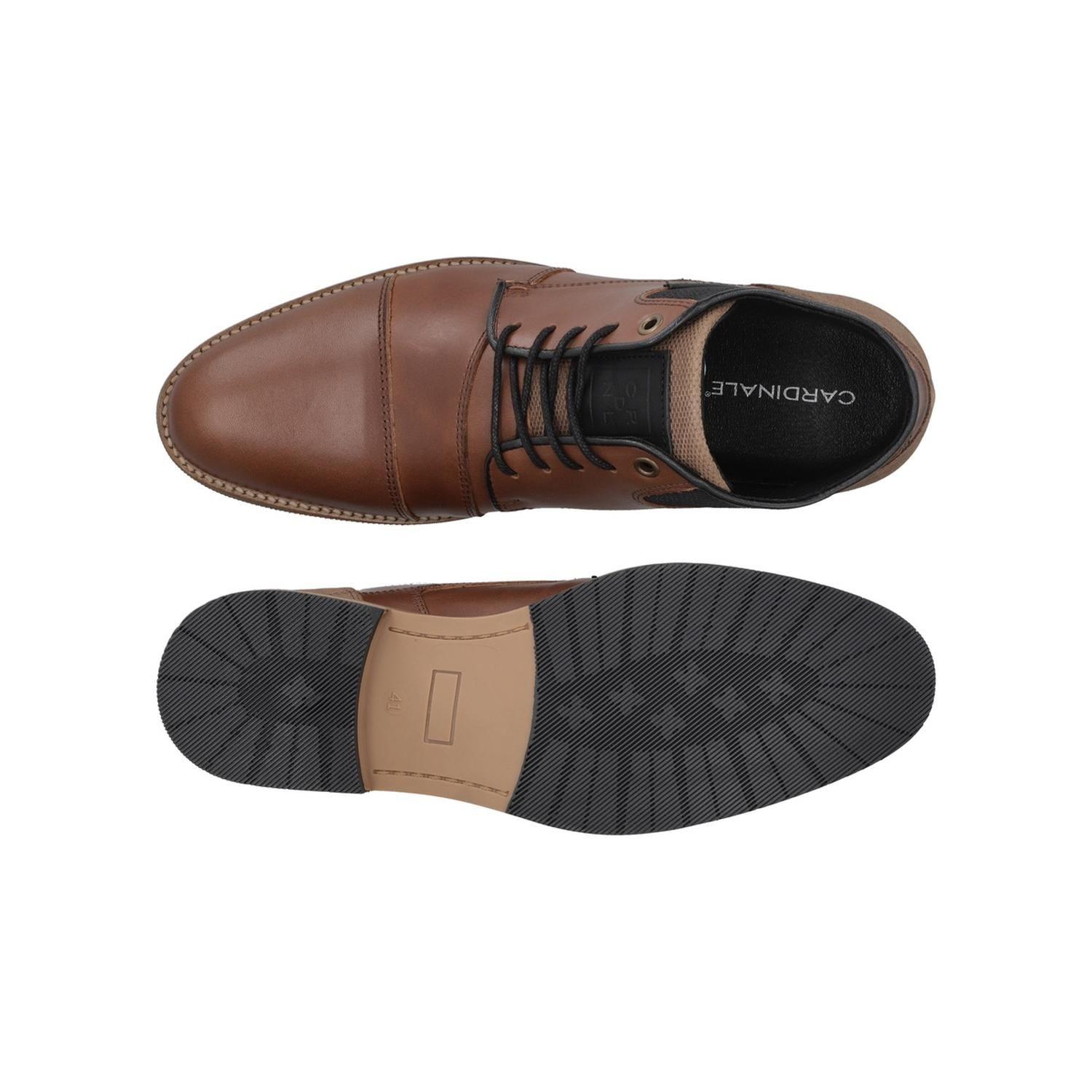 Botines Formal Casual Hombre Cuero Thoren-6-24 Brandy-2