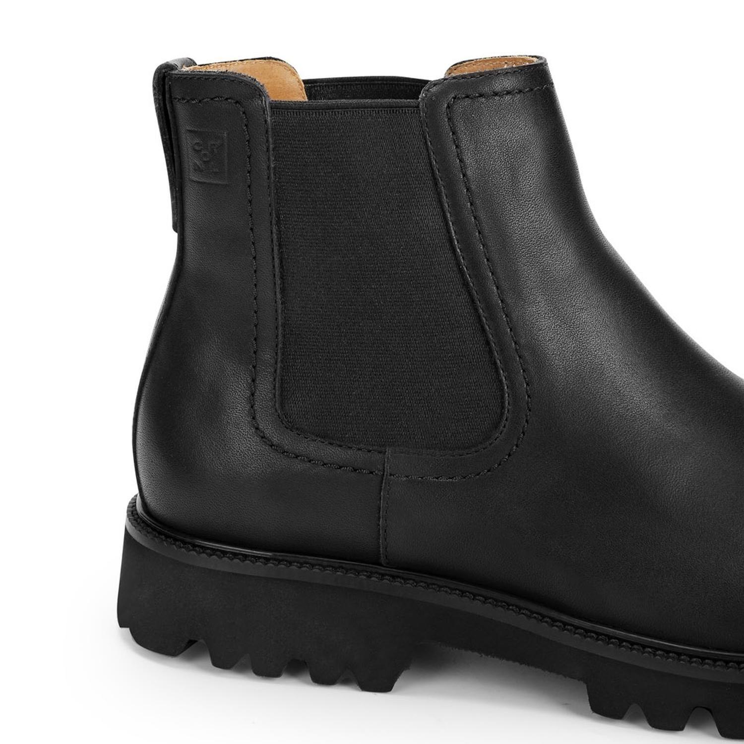 BOTINES HOMBRE CHELSEA CUERO TOTTENHAM-6-02 NEGRO-4