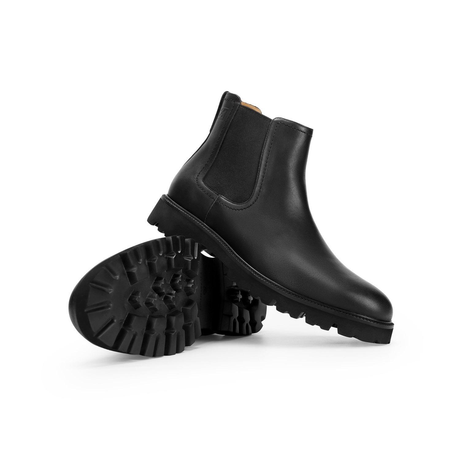 BOTINES HOMBRE CHELSEA CUERO TOTTENHAM-6-02 NEGRO-5