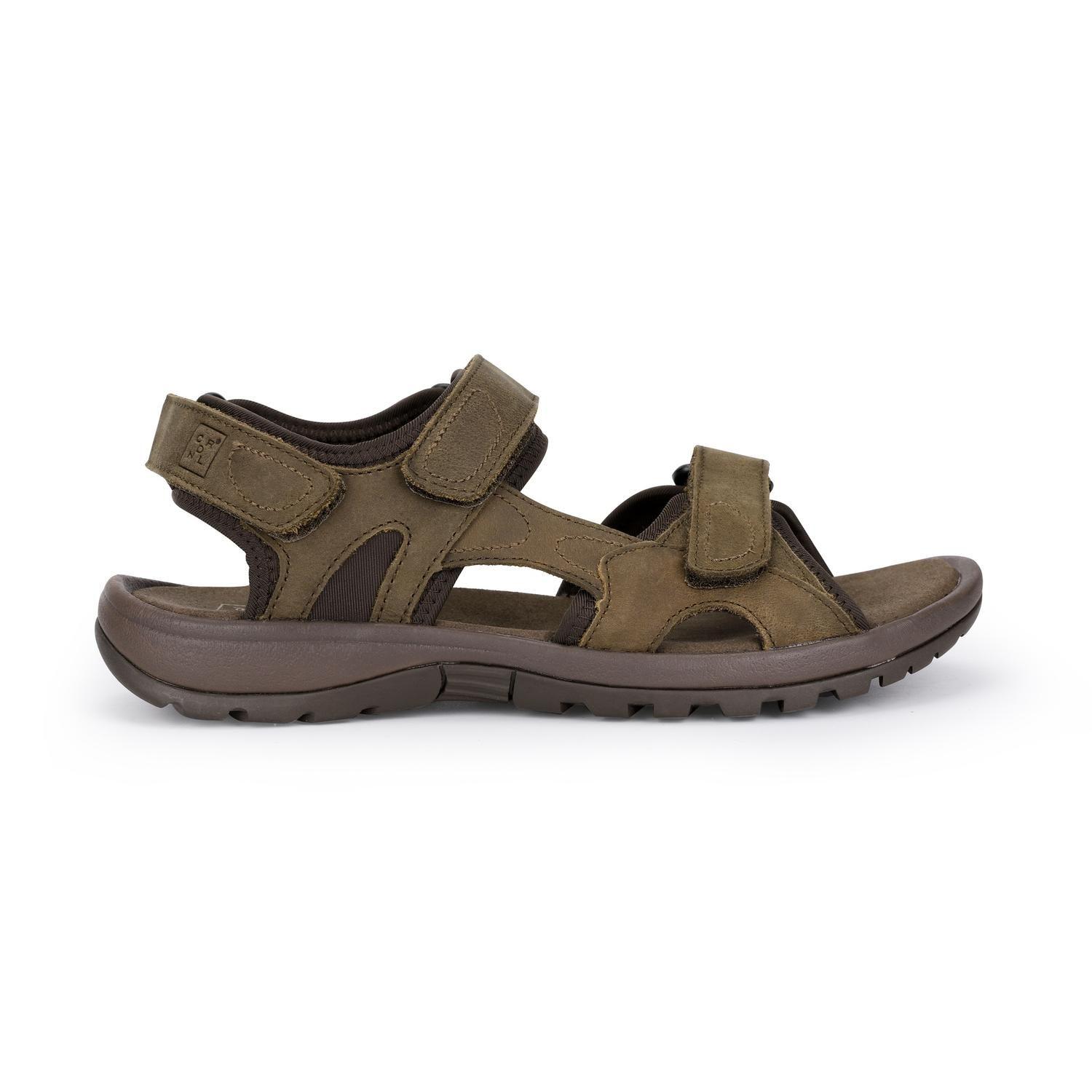 Sandalias Hombre Cuero Coastown-9-01 Taupé-1