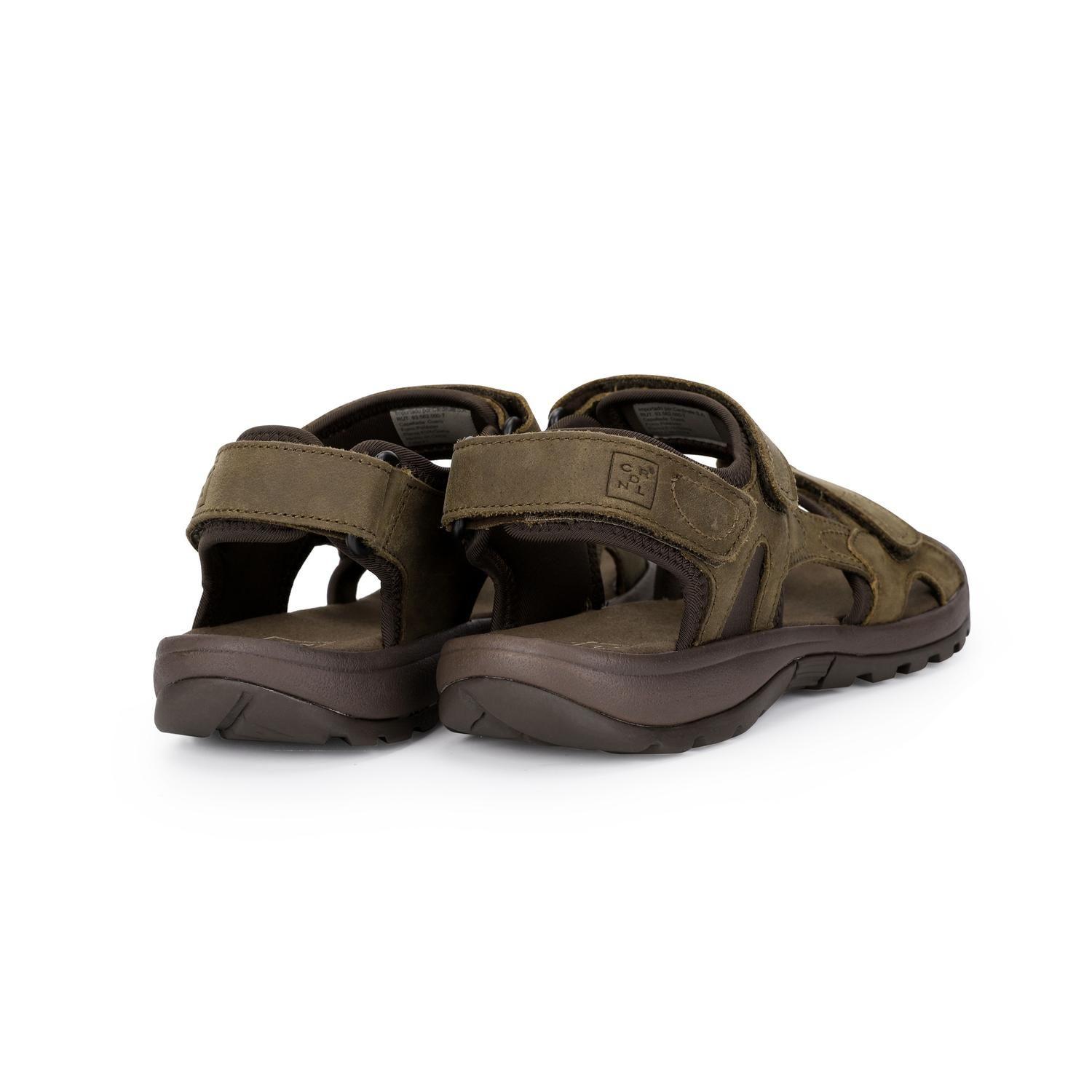 Sandalias Hombre Cuero Coastown-9-01 Taupé-4