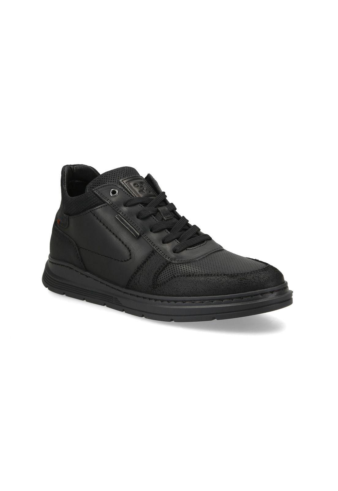 Zapatillas Hombre Cuero Haarlem-0-57 Negro Cardinale-1