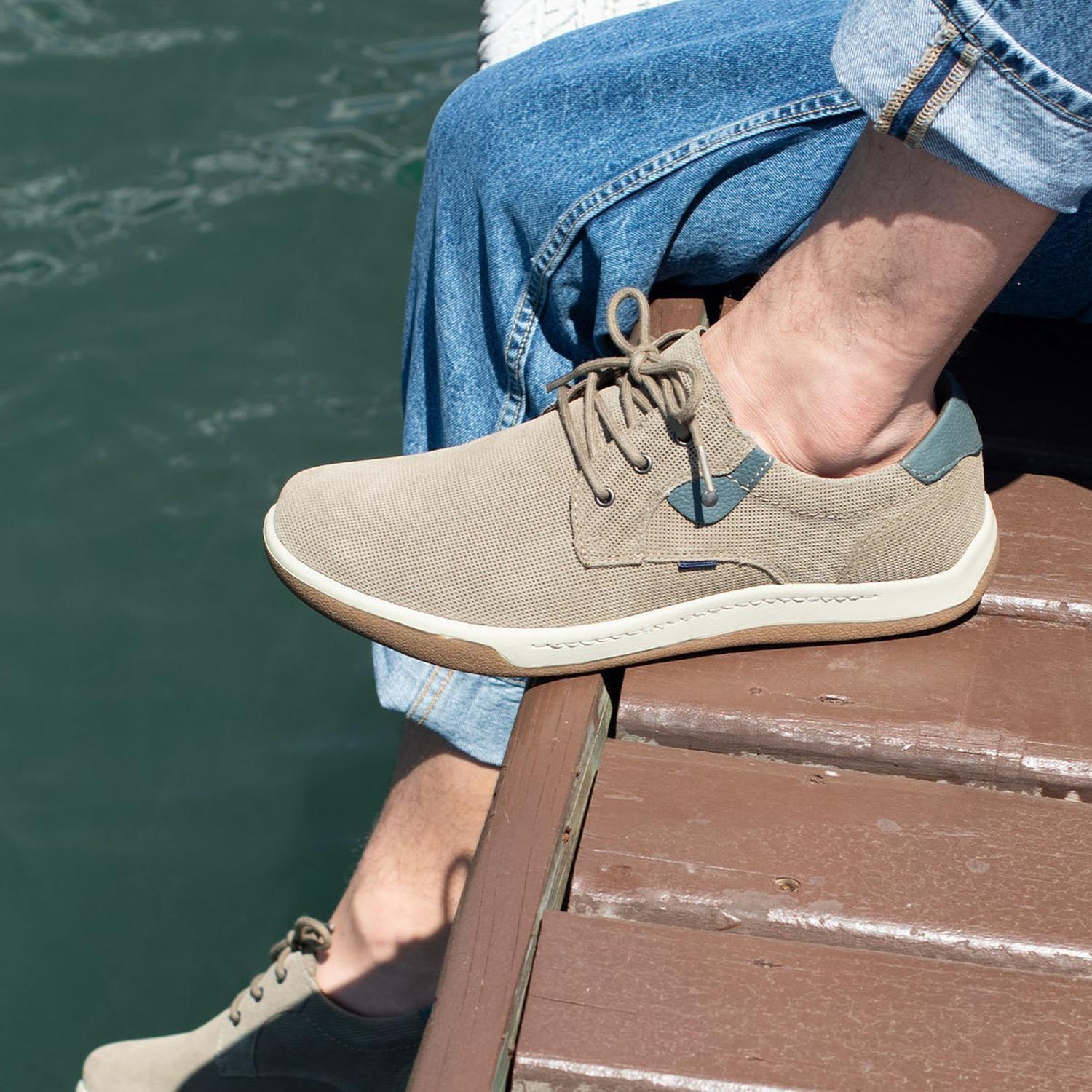 Zapatos Hombre Cordones Cuero Arno-0-11 Taupé Cardinale-3