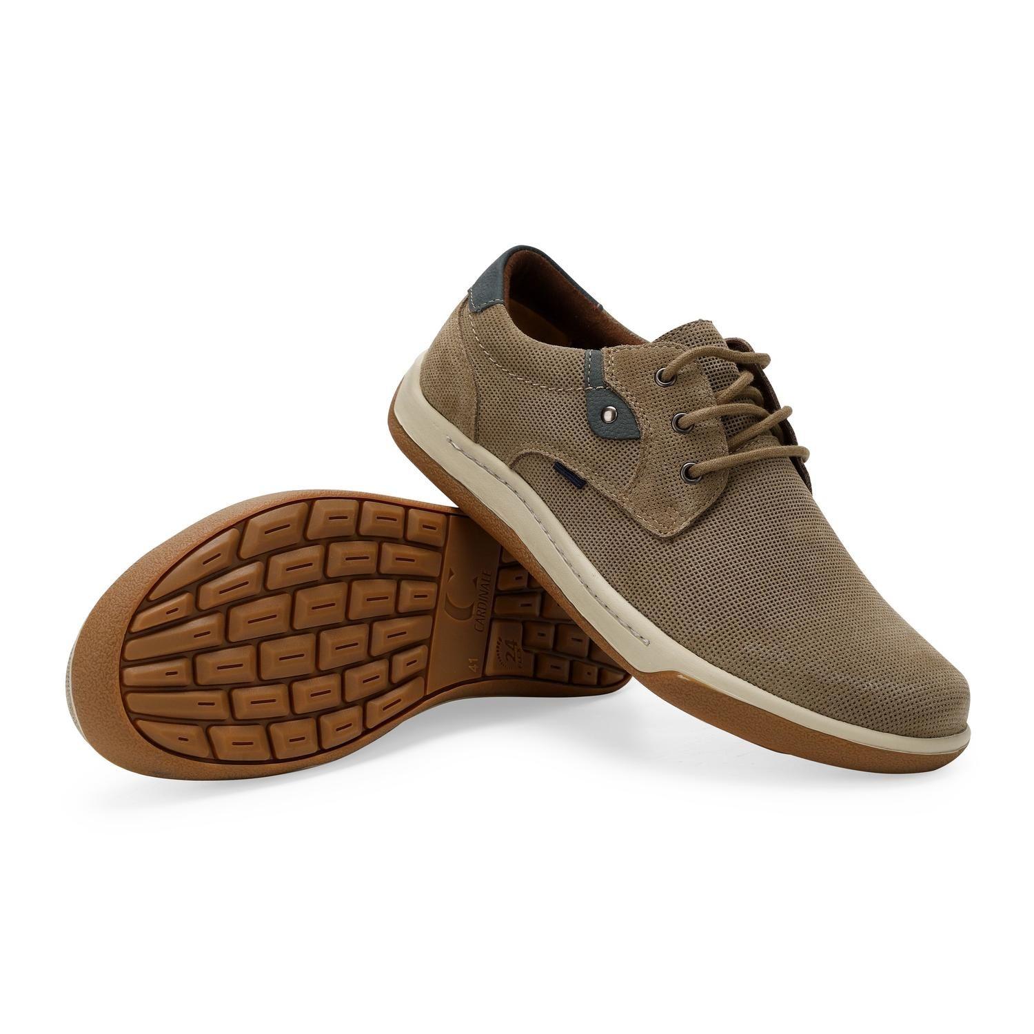 Zapatos Hombre Cordones Cuero Arno-0-11 Taupé Cardinale-6