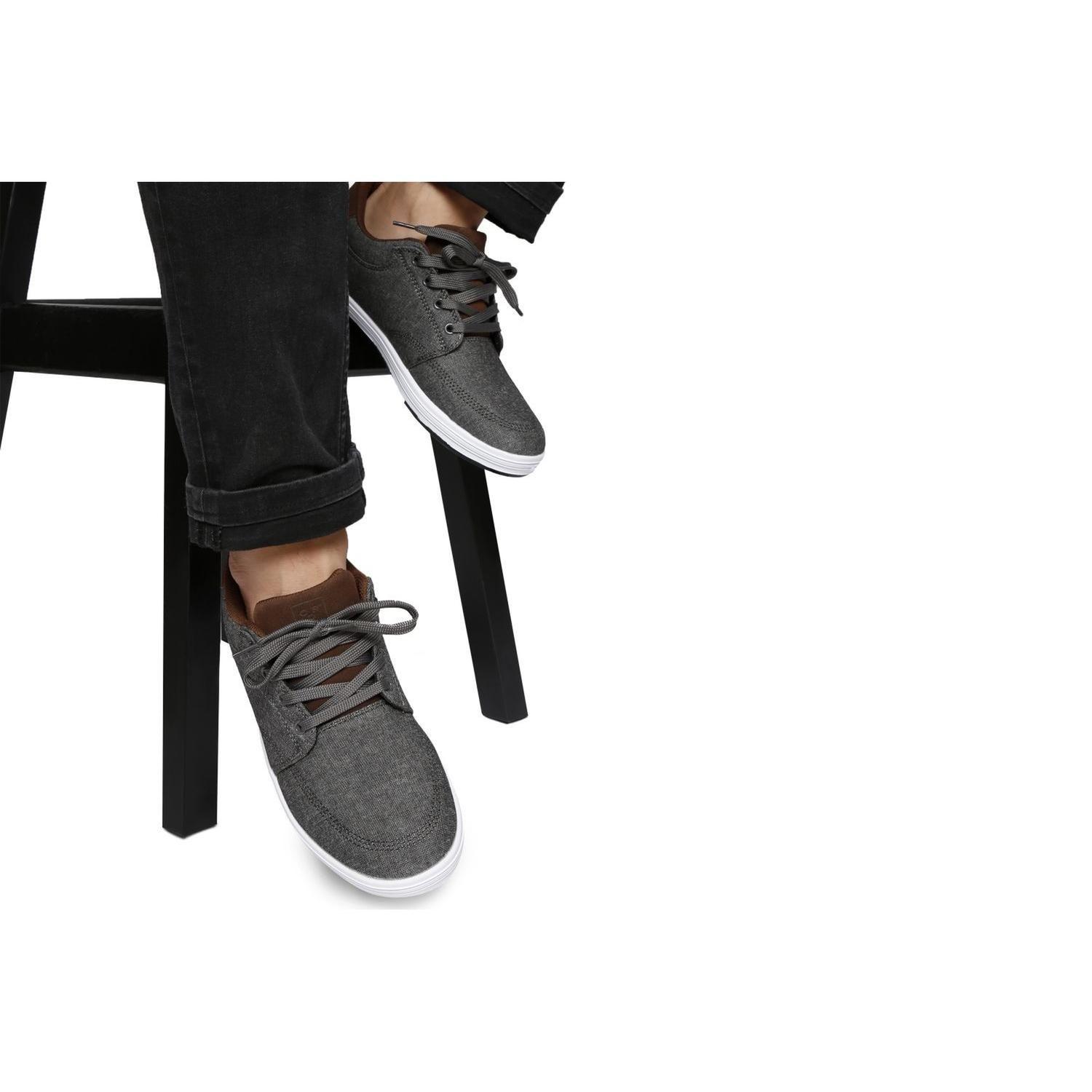 Zapatillas Hombre Textil Lander-0-23-Gris B-2